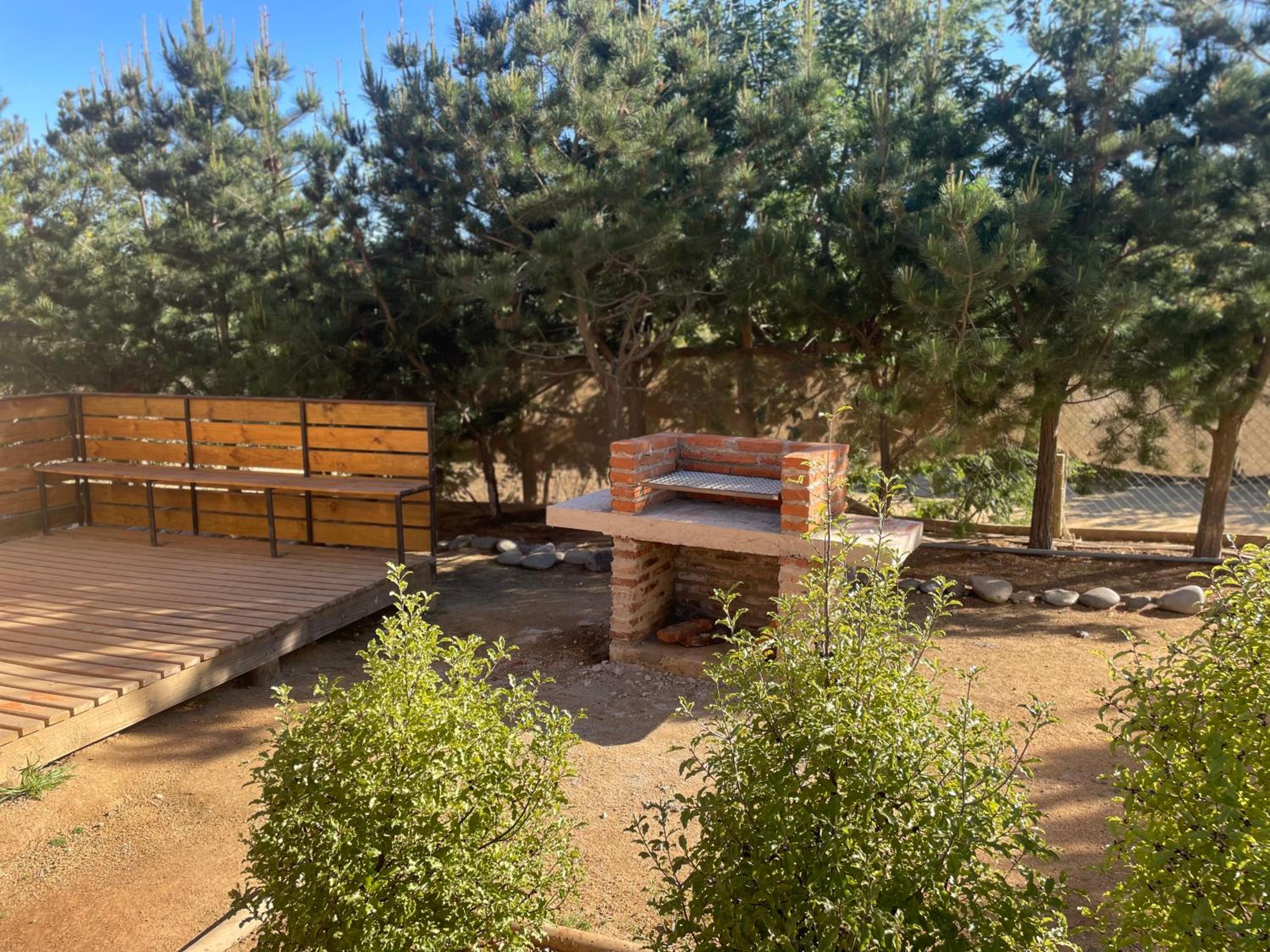 Cabaña en Tunquén con parrilla, fogón, piscina y bosque