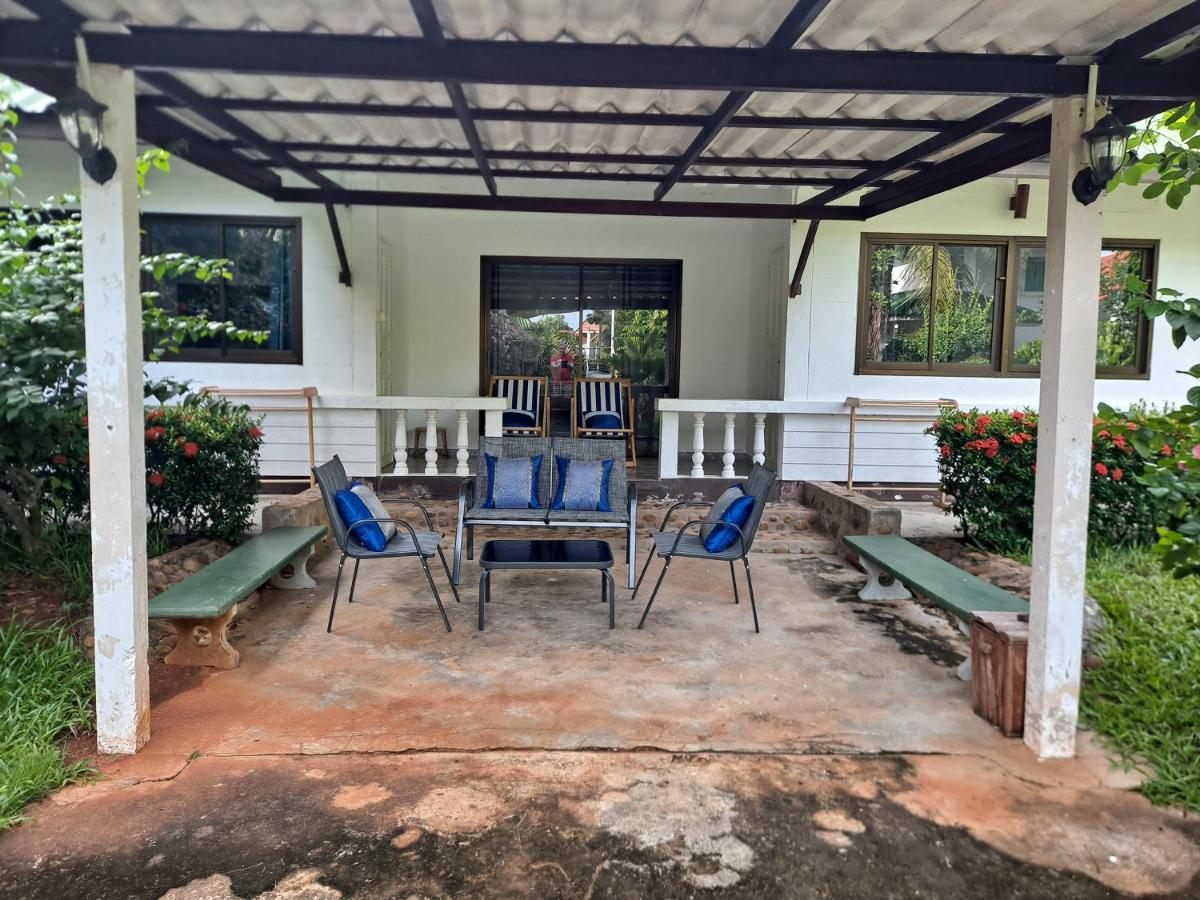 outdoor BBQ area