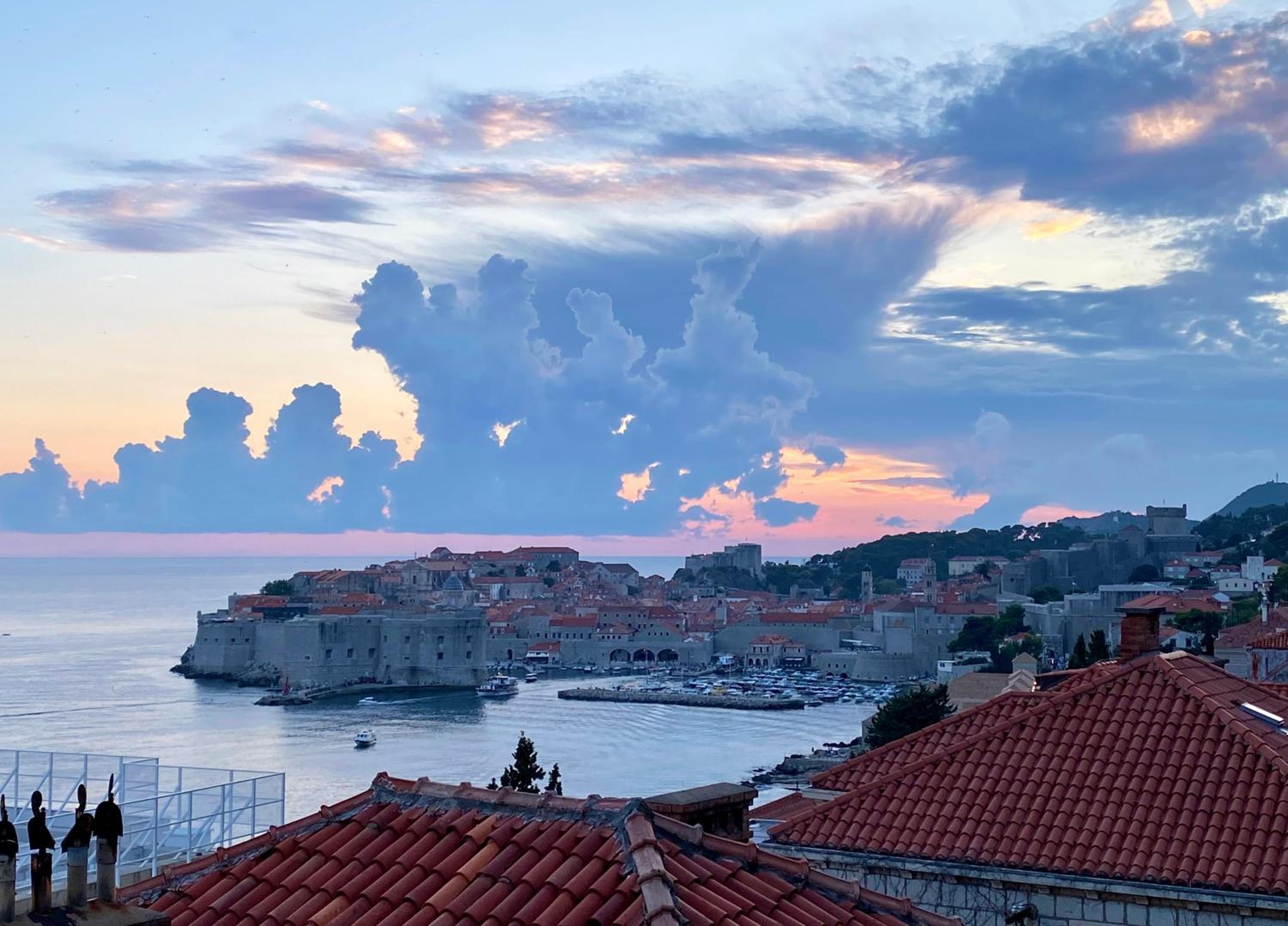 Sunset over the Dubrovnik's Old Town photo 3
