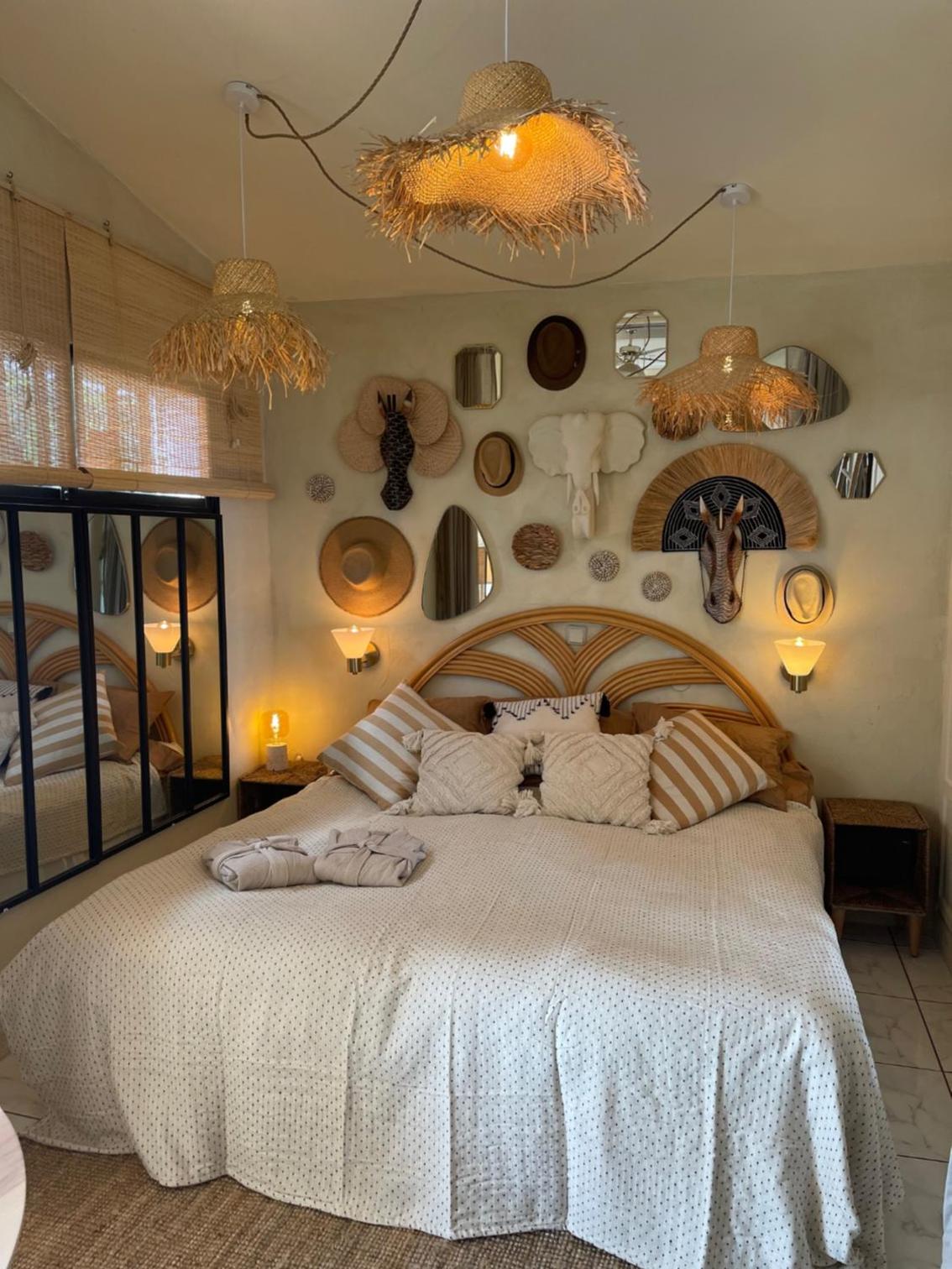 Boho style bungalow with ocean view