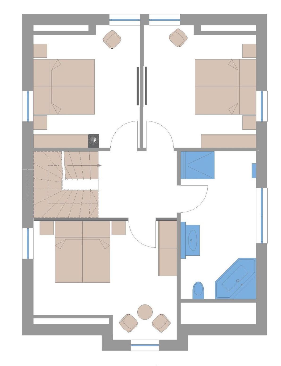 Ferienhaus Svantovit - exklusives Ferienhaus mit Sauna, Whirlpool-Wanne und Kamin