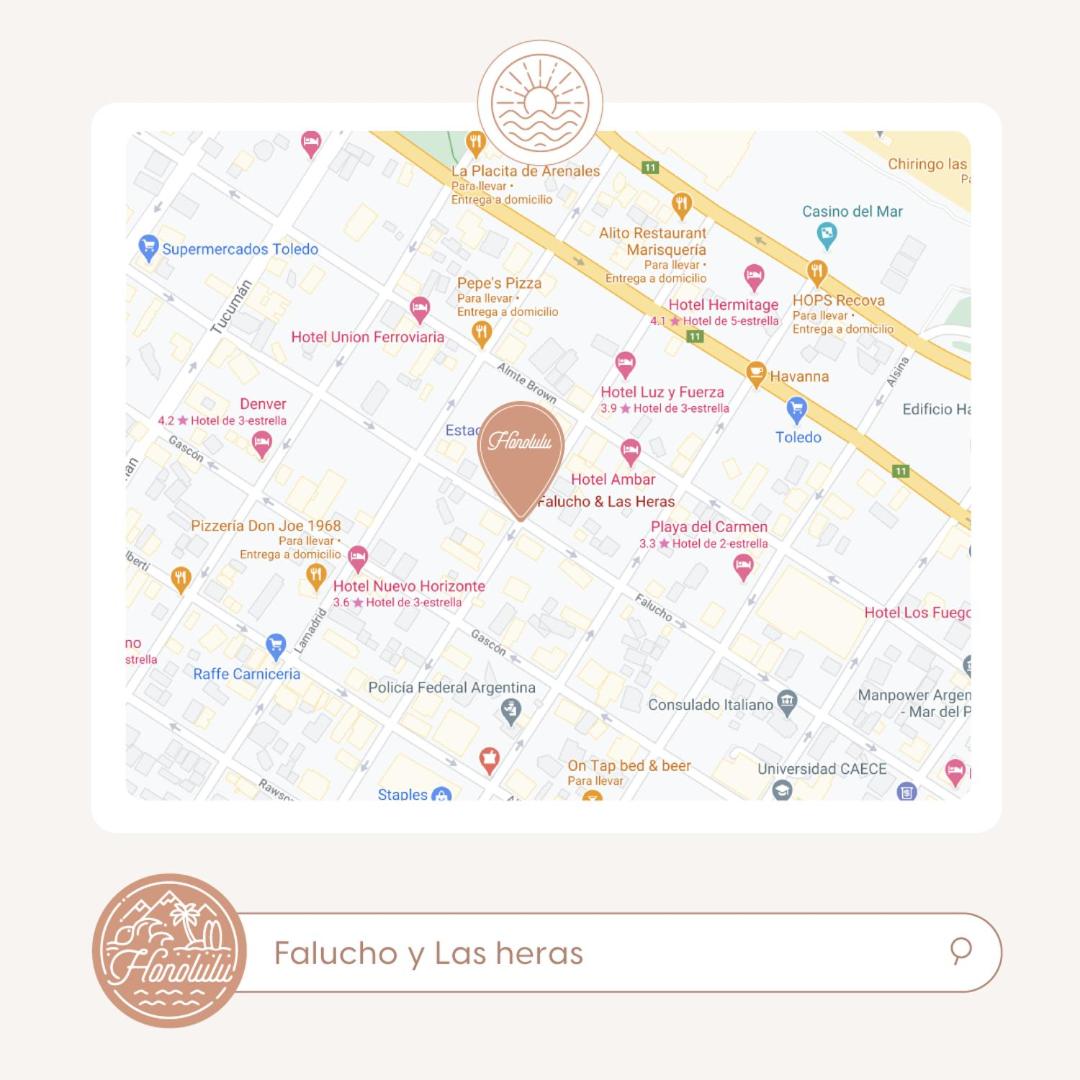 Departamento BOUTIQUE #HONOLULU- Nomade Suites -Mar del Plata