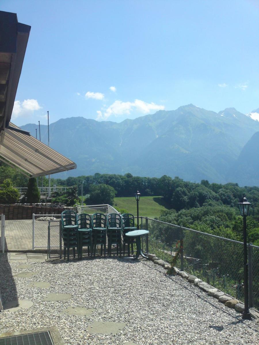 outdoor BBQ area