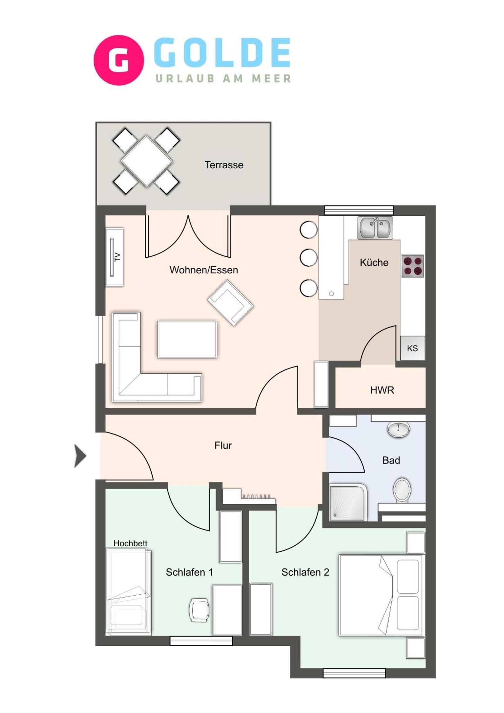 Freetied Appartement Freetiet Achtern Diek