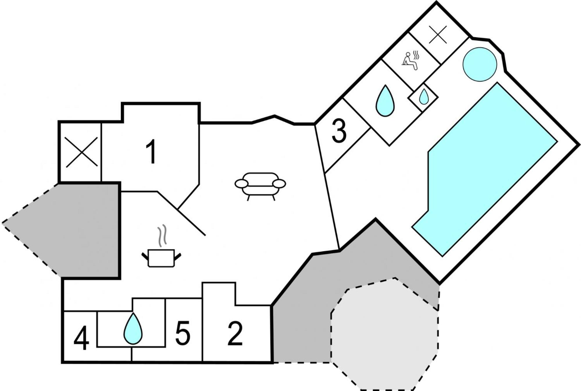 Kranich Ferienhäuser mit Innenpool