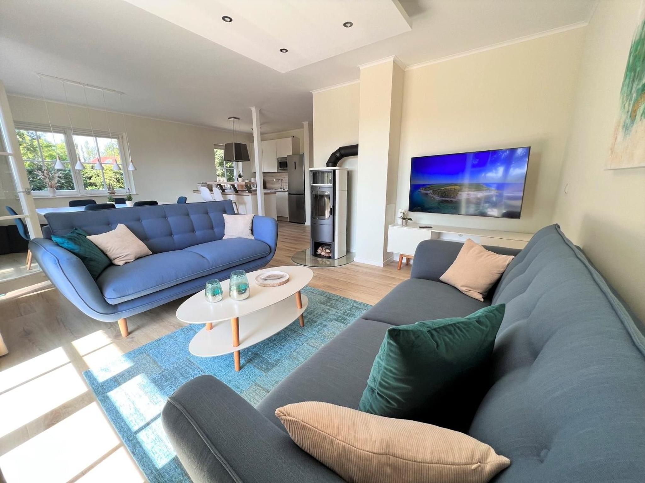 Ferienhaus Svantovit - exklusives Ferienhaus mit Sauna, Whirlpool-Wanne und Kamin