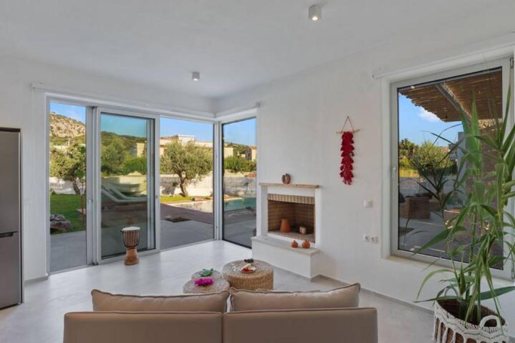 Annassa Experience Villa 2' walk from Almyrida beach view 2