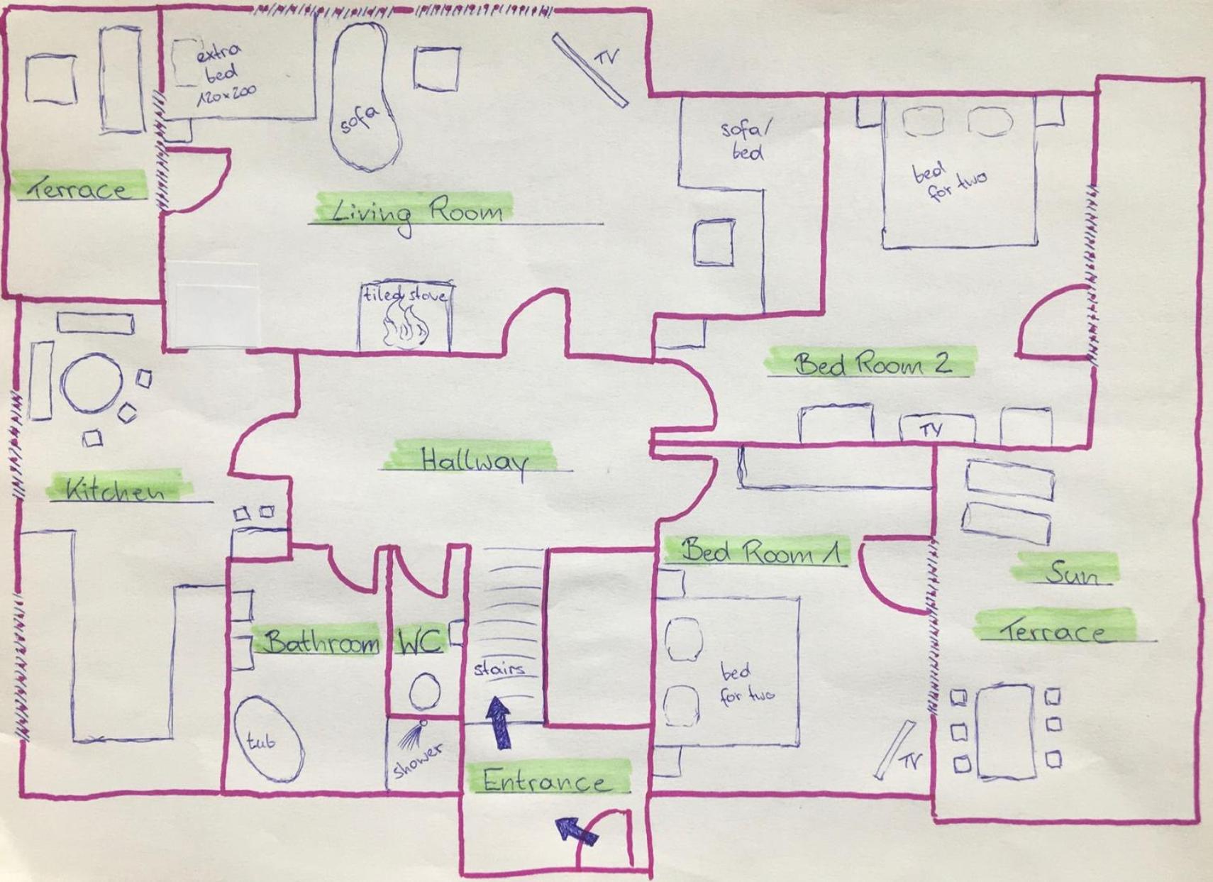 Ferienwohnung Appartement Am Schilf XL
