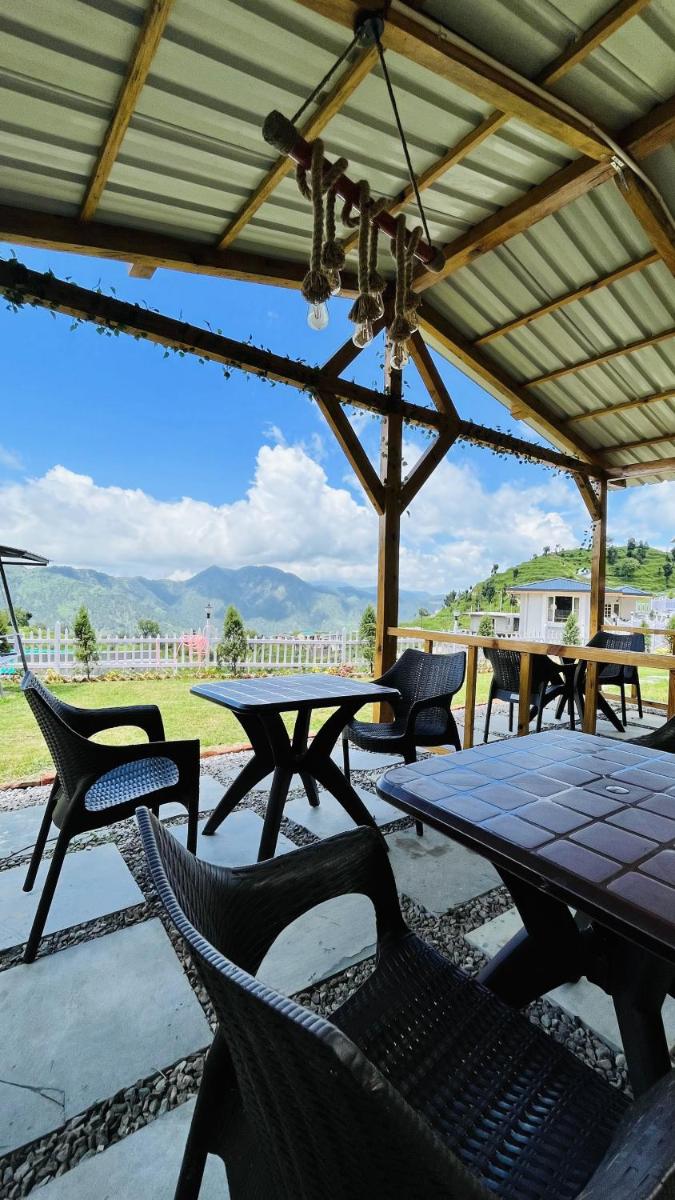 outdoor BBQ area
