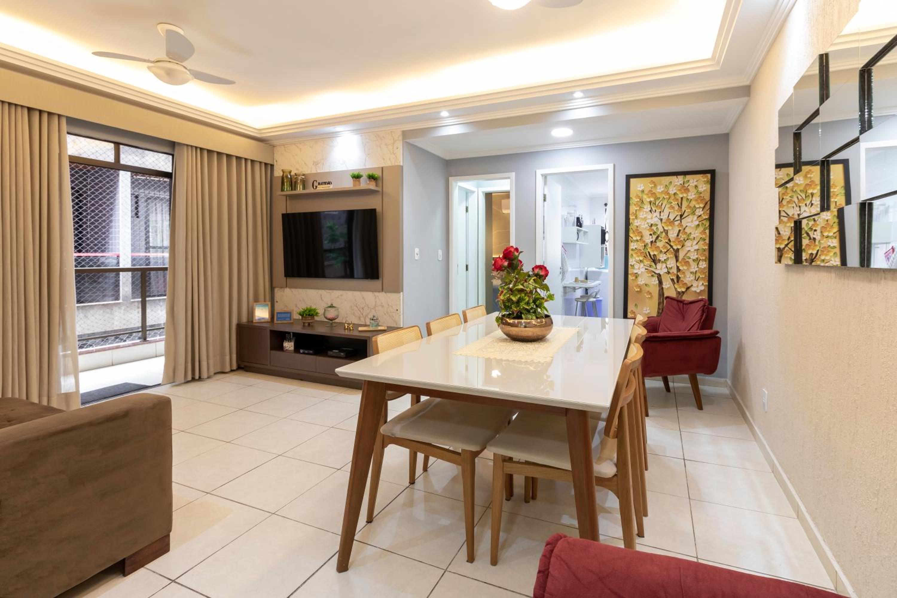 Apto 150m Praia do Forte, 3 Ar Split, Garagem, Roupas Cama e Banho view 5