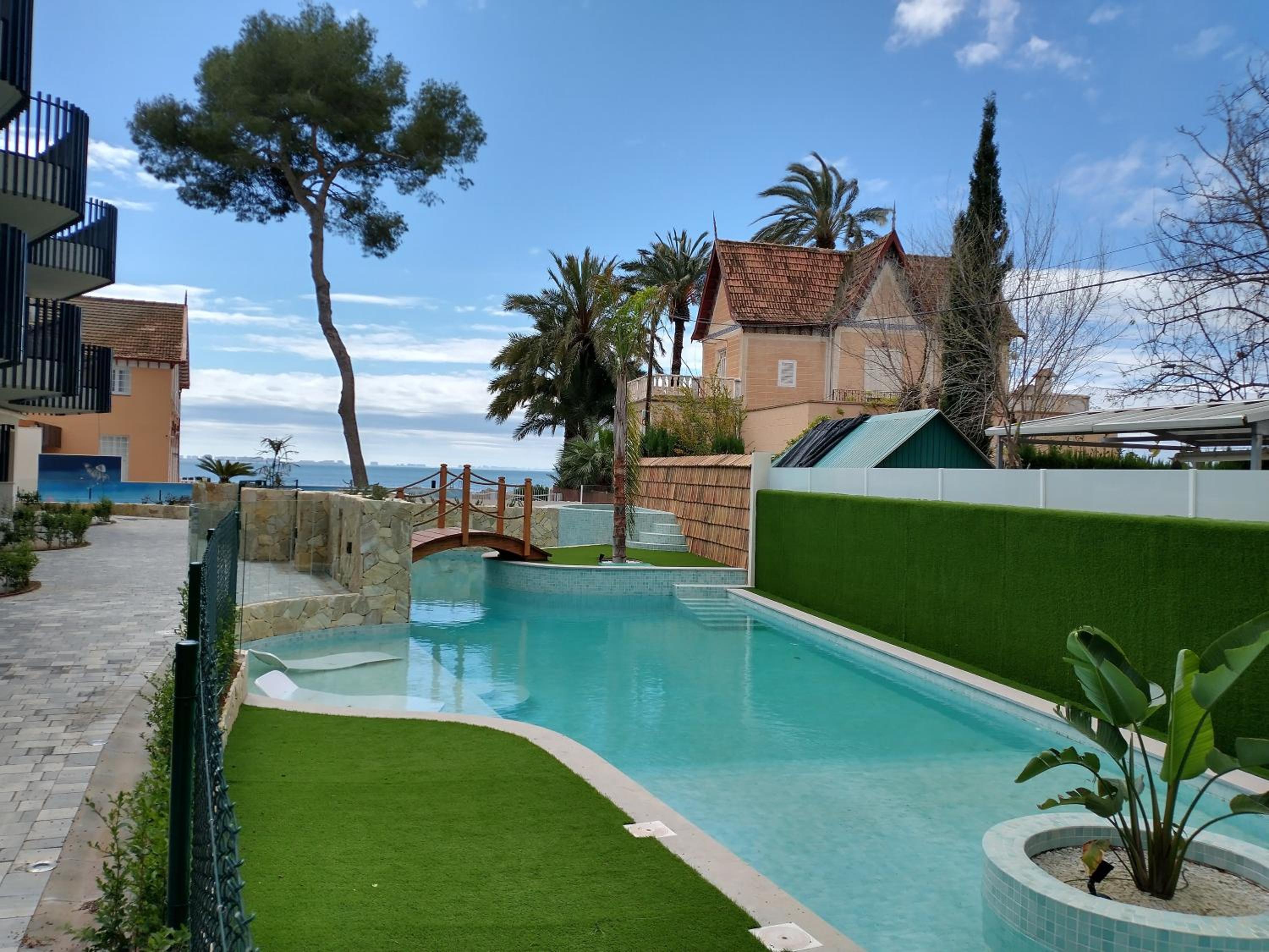 Modern nieuwbouwappartement aan het strand van de Mar Menor in Santiago de la Ribera