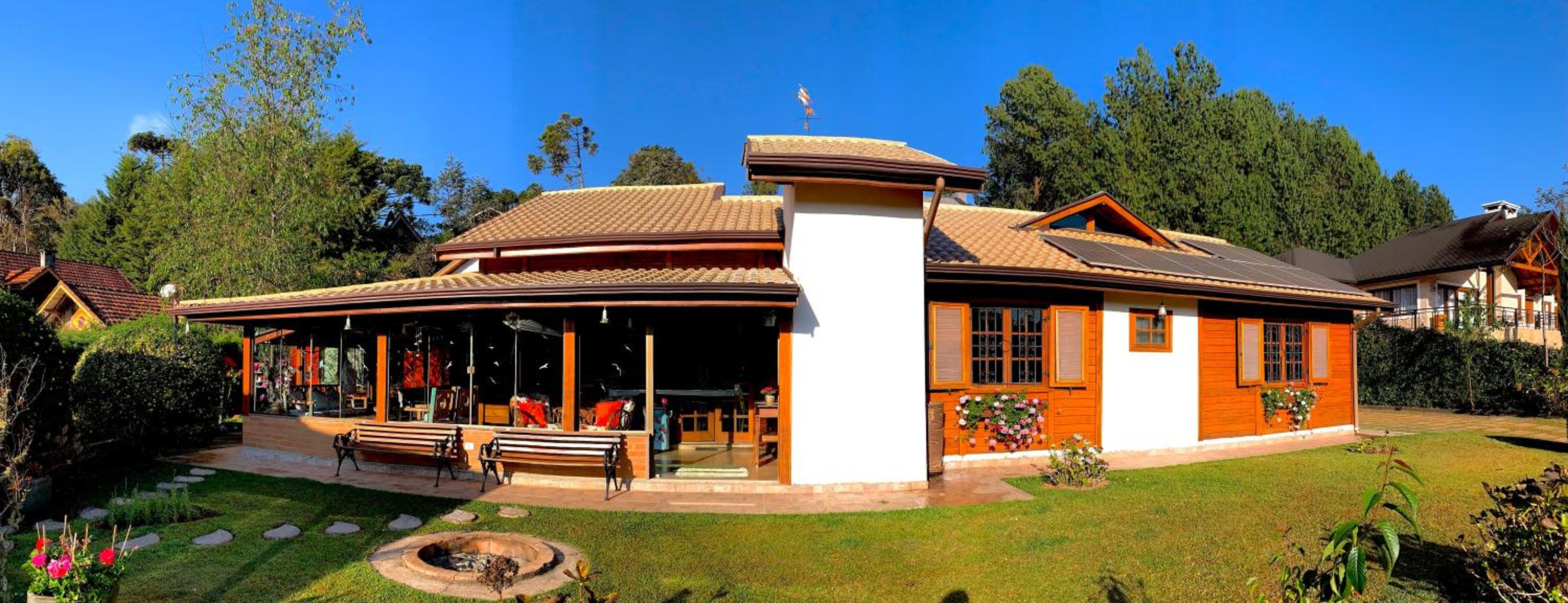 Refúgio de Montanha em Monte Verde para Famílias e Amigos com 4 Suítes