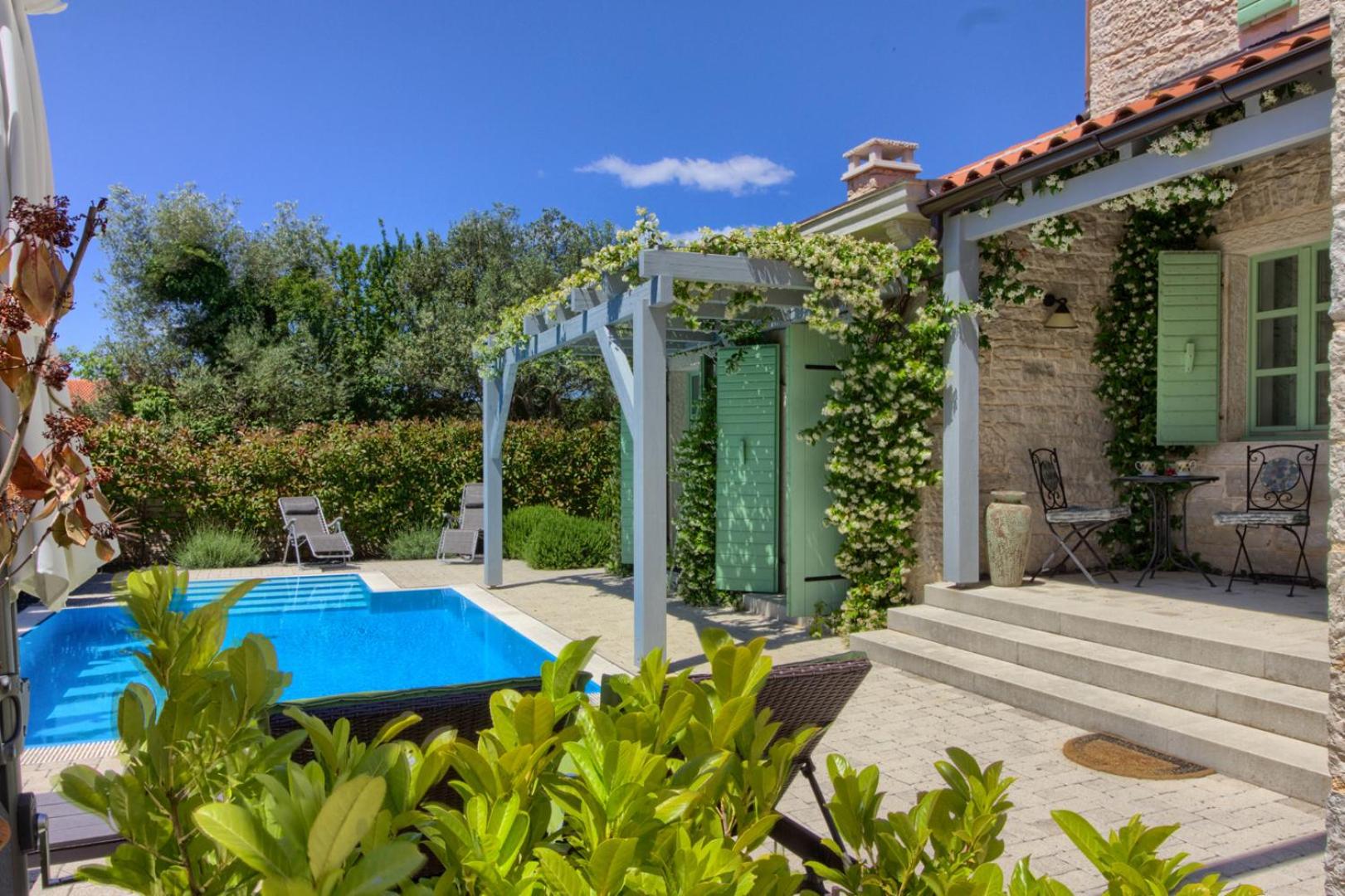 Fabulous villa Zelda with pool near the beach view 2