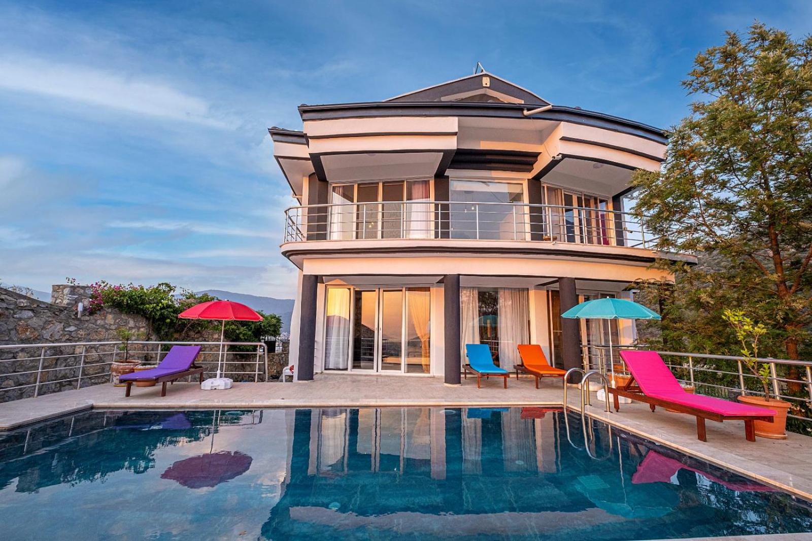 Sessiz,Sakin, huzurlu jakuzi ve saunalı deniz,doğa manzaralı müstakil villa view 3