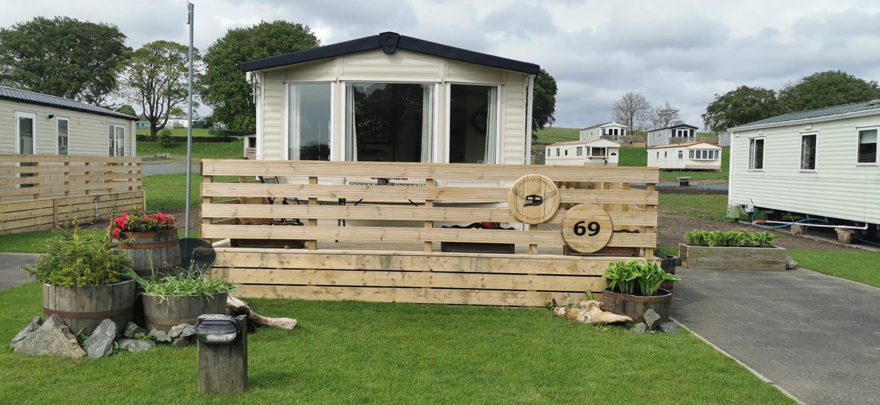 Delightful 3-bedroom static caravan with lazy spa and loch view view 2