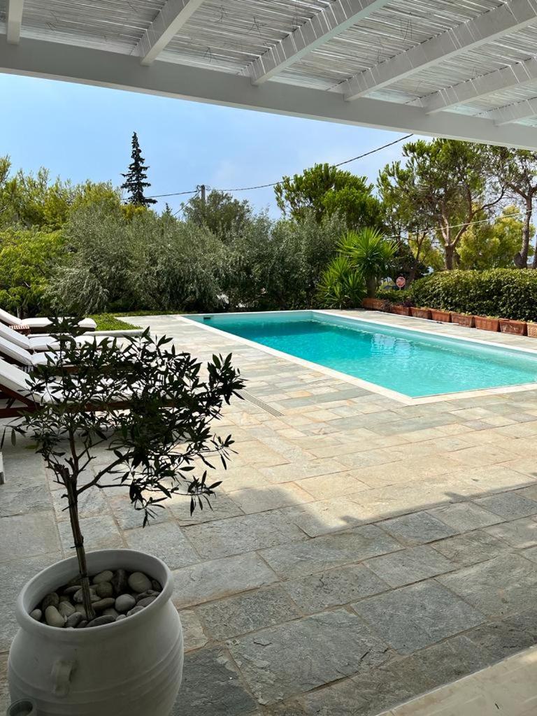 Saronida Boutique Villa Private Pool, Sea views, Lovely Gardens & Roof Terrace view 2