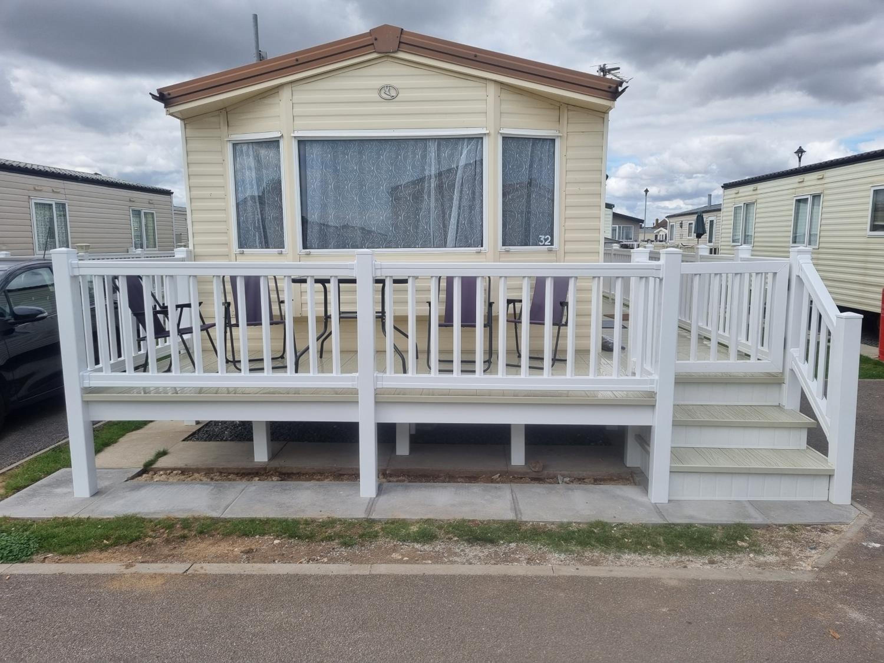 PALM GROVE THE NeW PG68 3 BEDROOM CARAVAN CHAPEL ST LEONARDS view 2