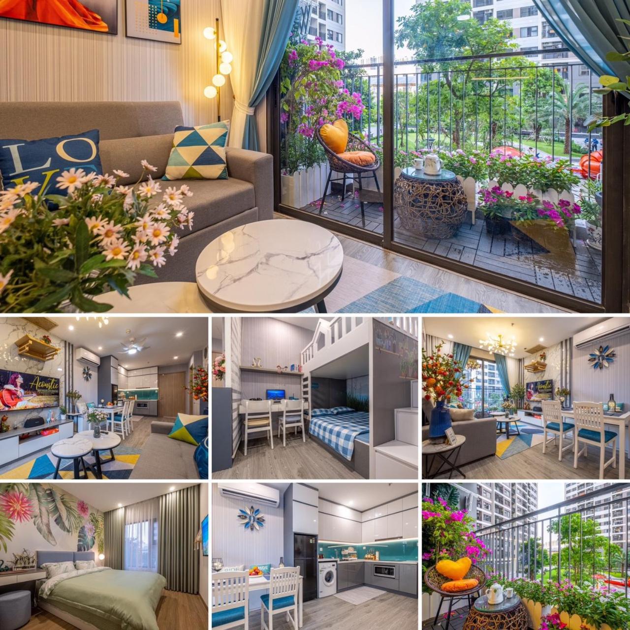YoLo homestay Hệ thống căn hộ nghỉ dưỡng biển hồ vinhomes ocean park studio, 1 ngủ, 2 ngủ, 3 ngủ