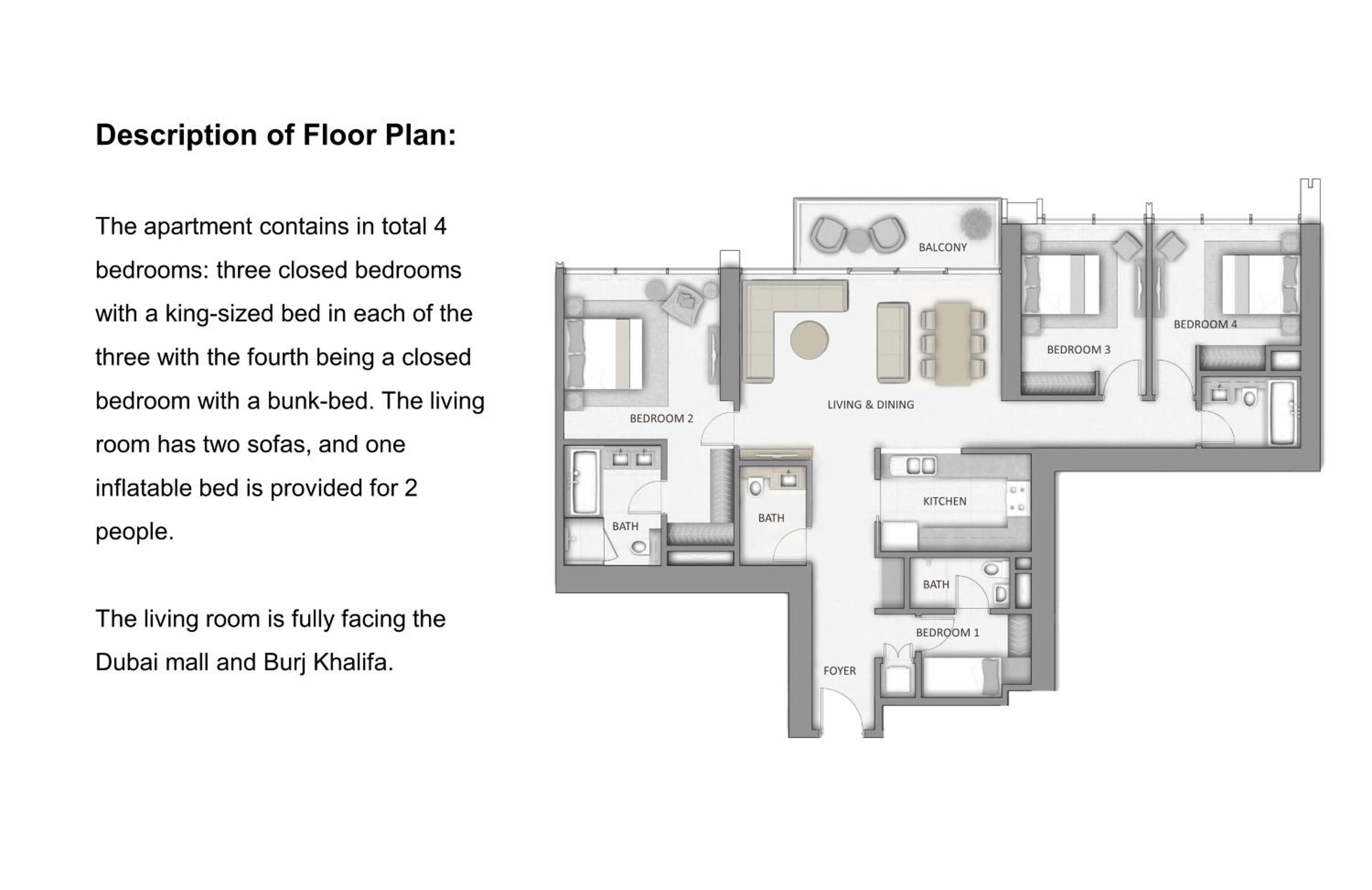 Elite Royal Apartment - Panoramic Full Burj Khalifa, Fountain & Skyline View - ACed direct connection to Dubai Mall - Governor