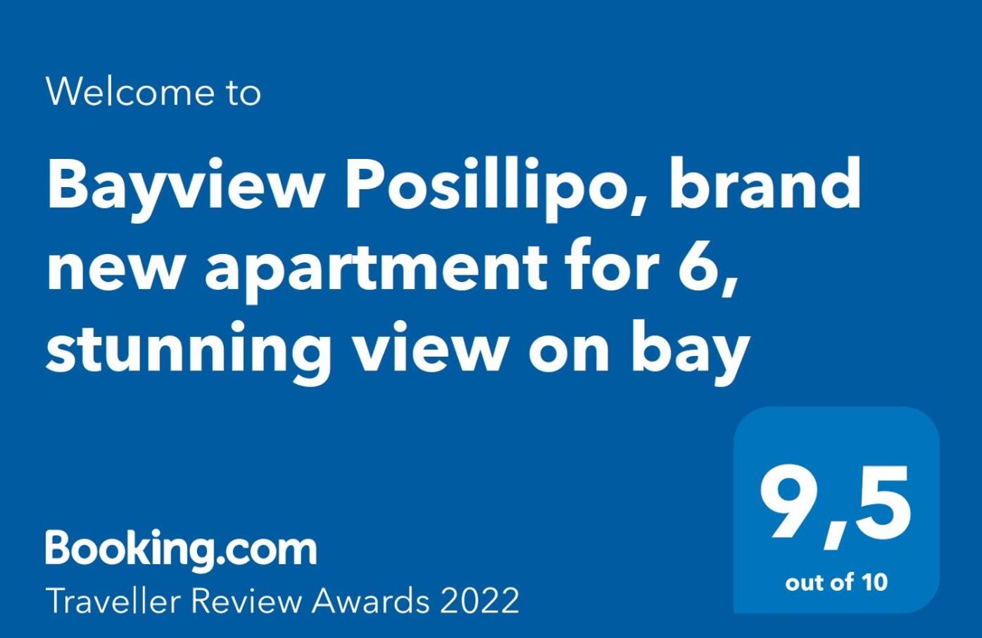 BayView Posillipo, Luxury Terrace & Private Parking - Stunning view
