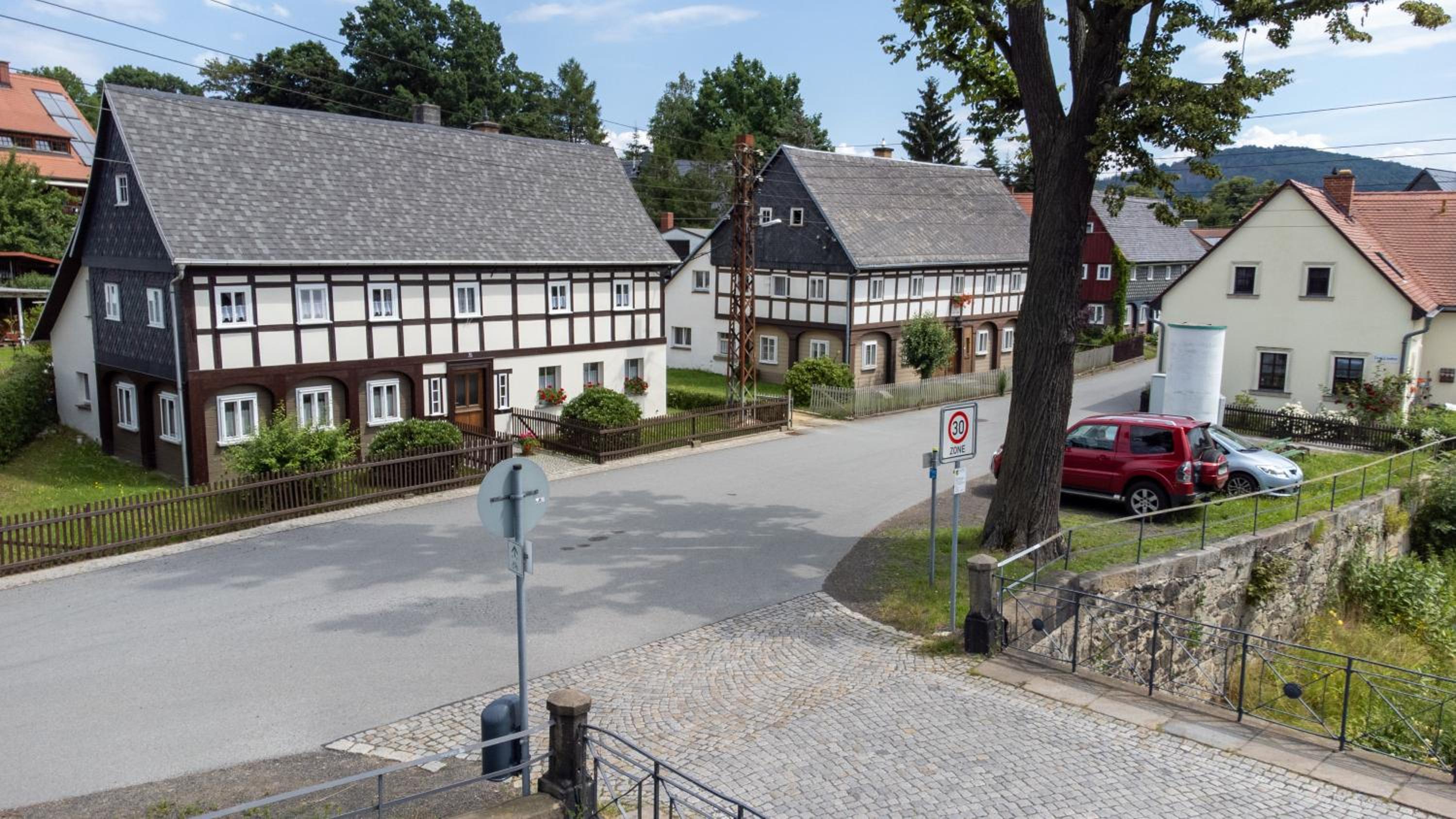 Umgebindehaus an der Mandau
