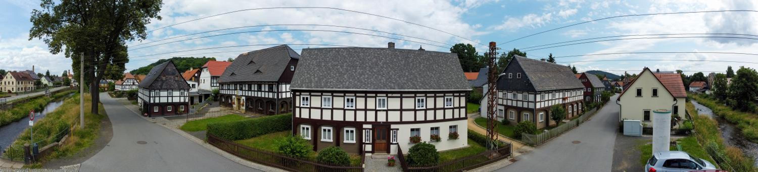 Umgebindehaus an der Mandau