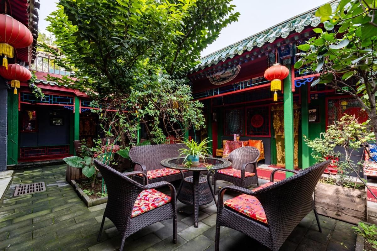 outdoor BBQ area