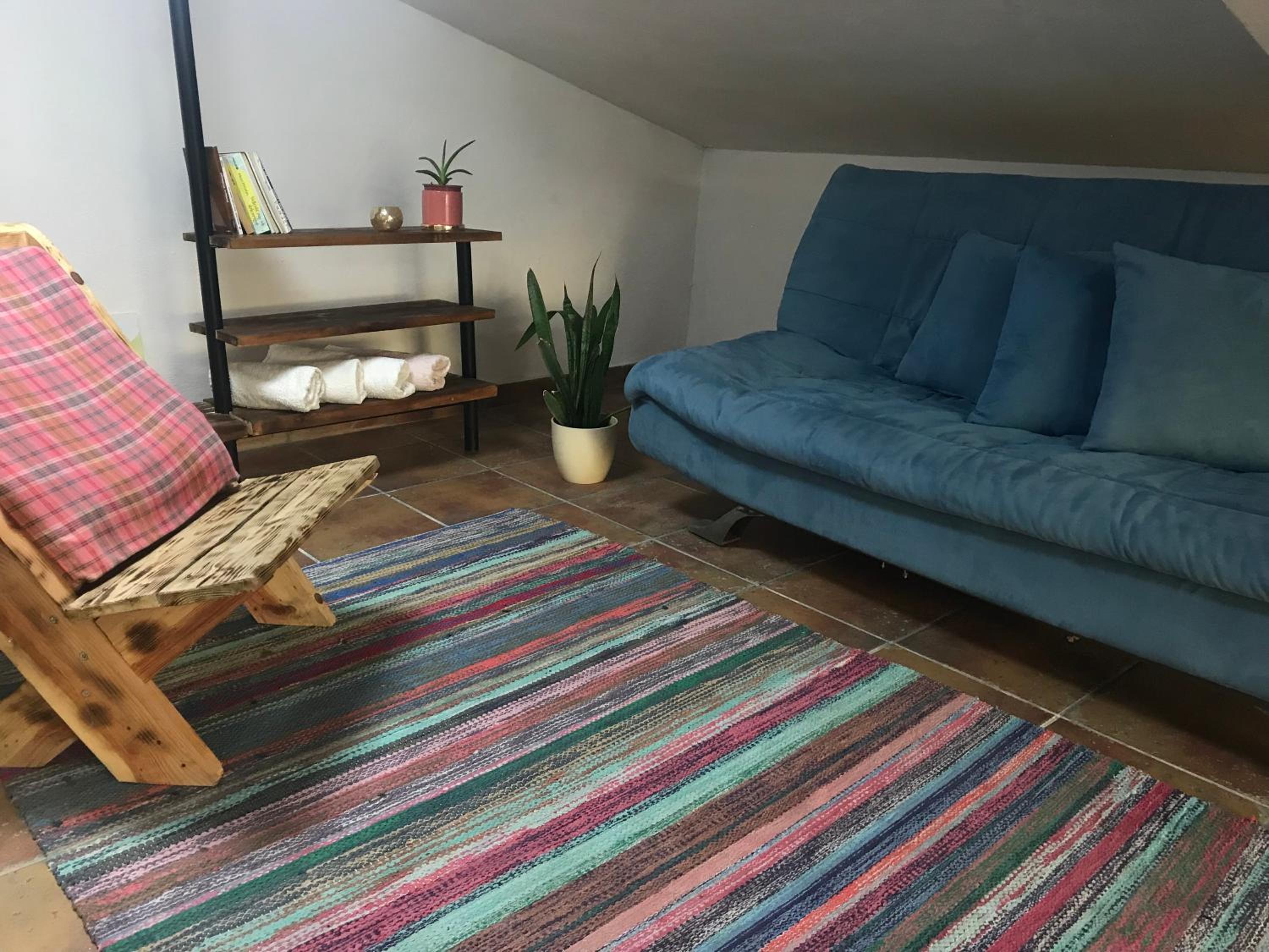 Cozy big apartment with balcony