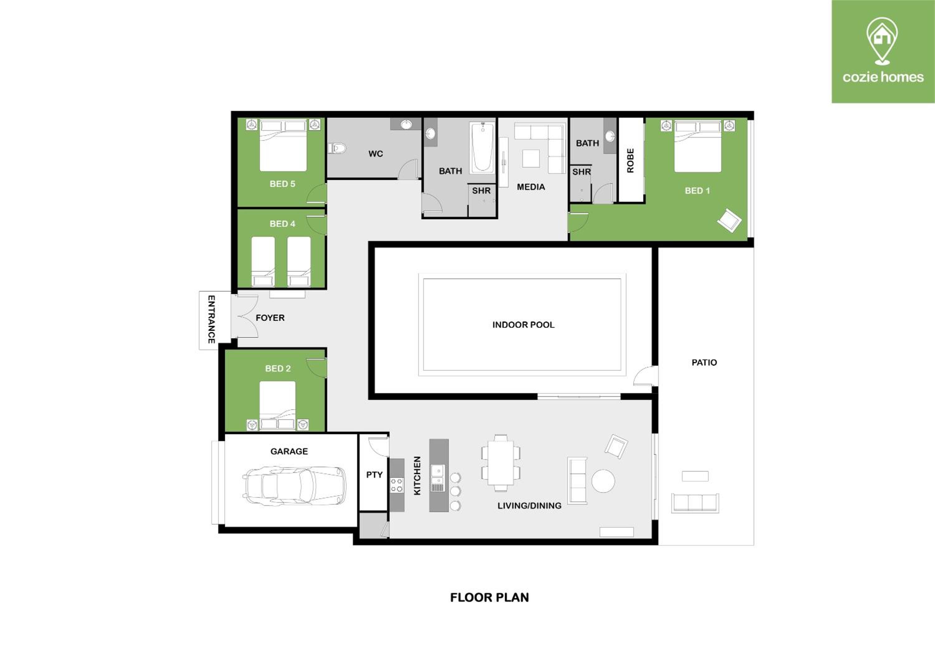 Trinity Beach Vacations - Villa Maasai - Coastal Luxury With a Heated Pool - Property Image 19