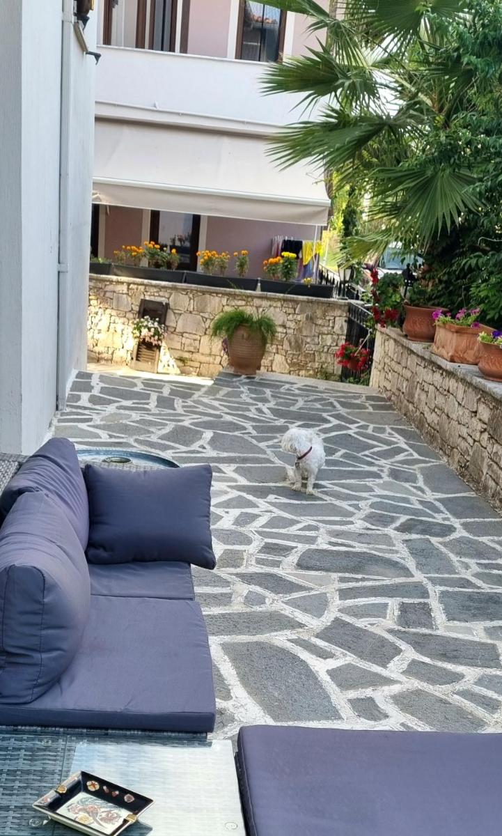 outdoor BBQ area
