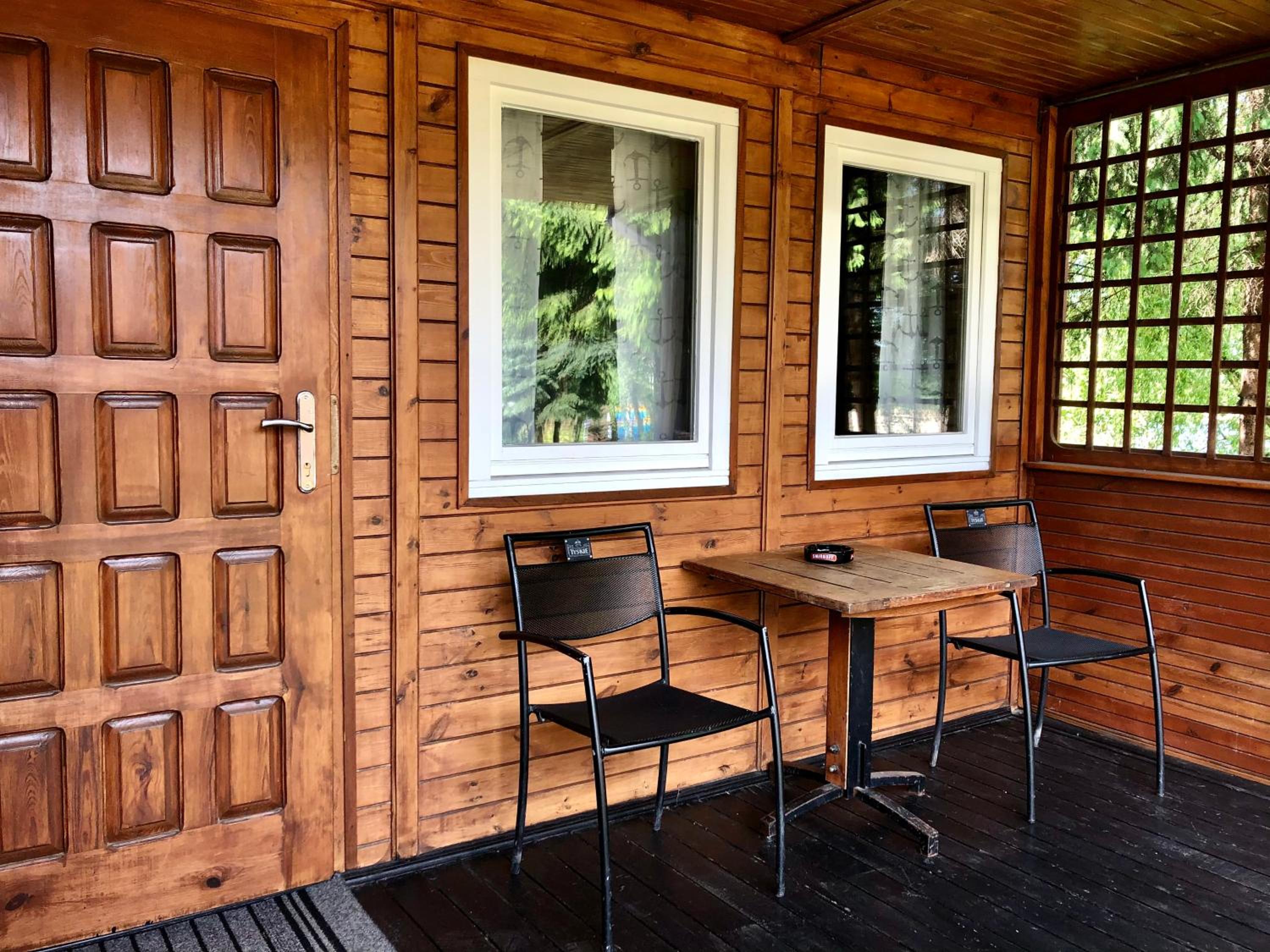outdoor BBQ area
