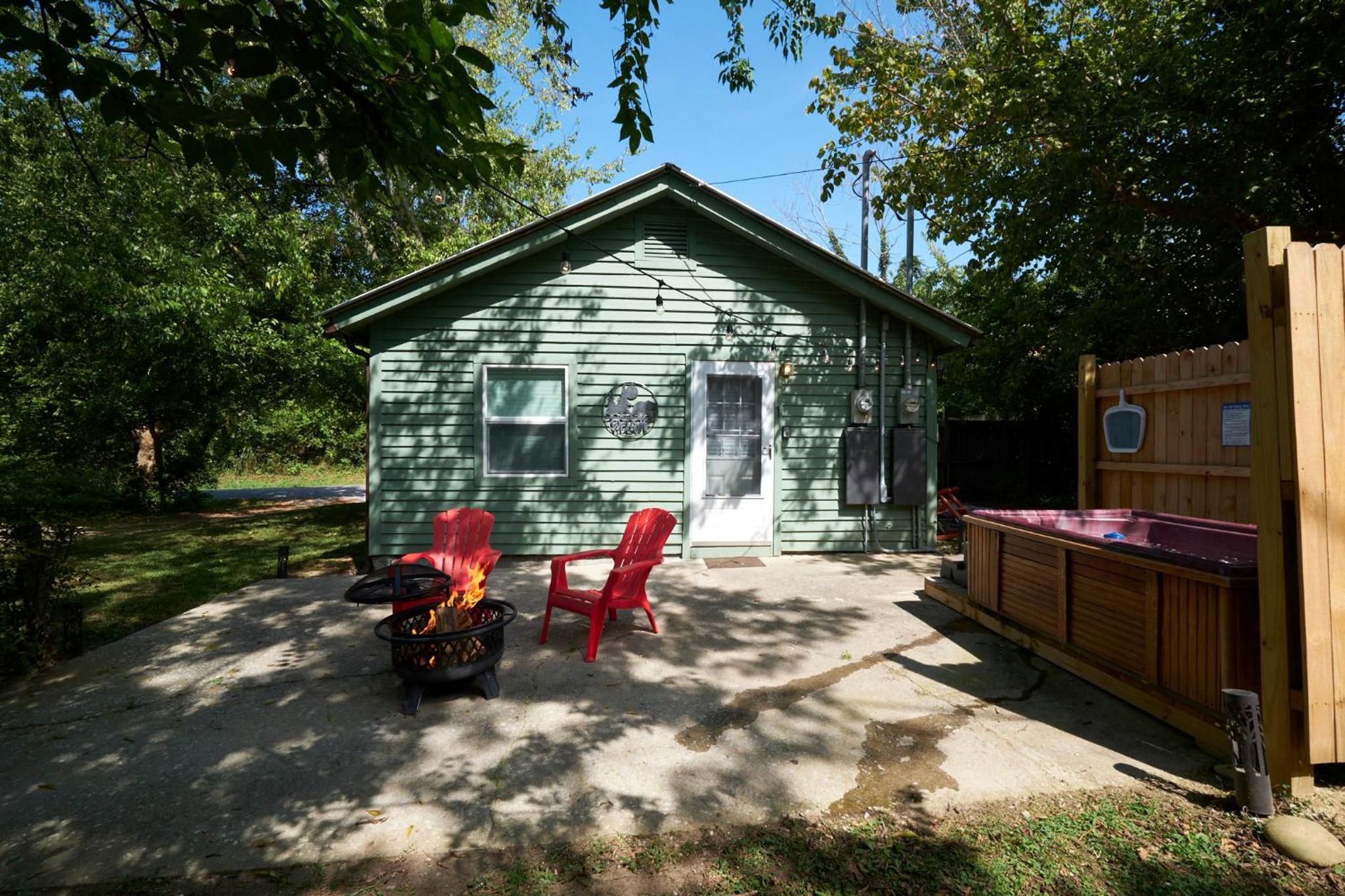 Steps from Downtown Pigeon Forge Parkway + Private Hottub and firepit - Wifi - Firefly Bungalows view 4