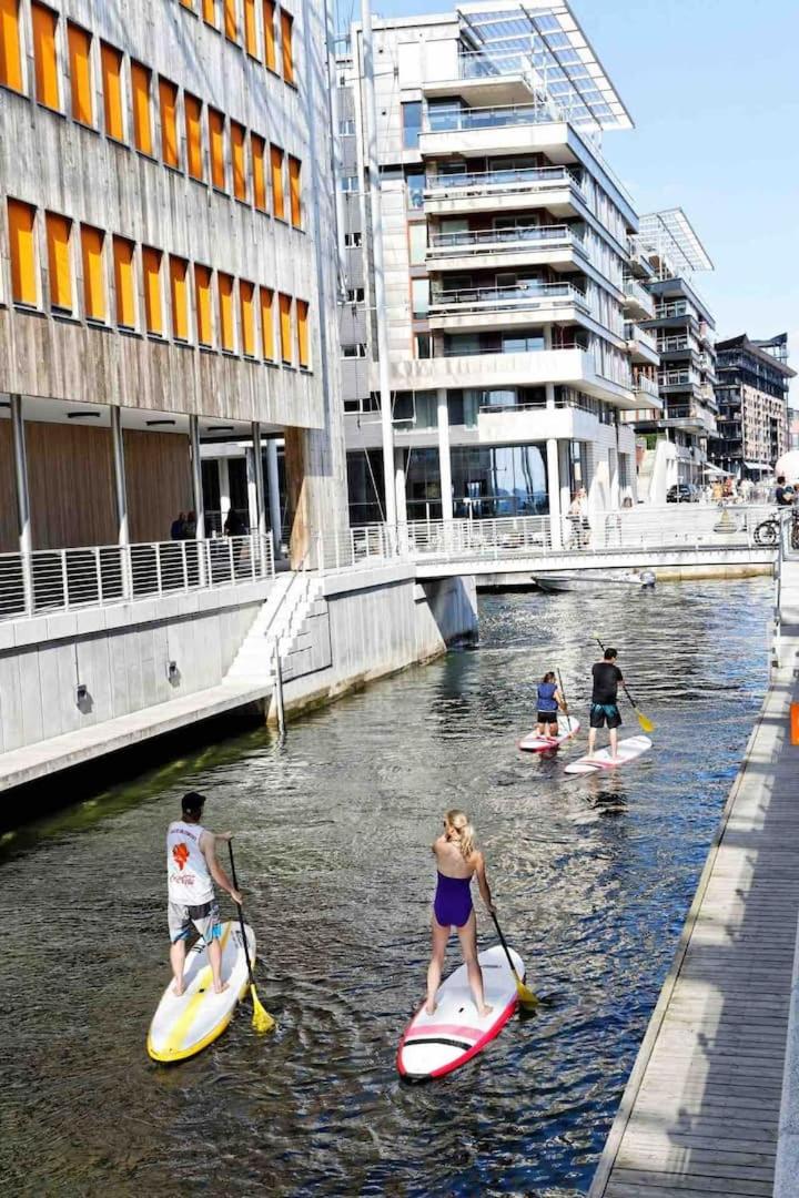 Bright & exclusive 1BR in Prime Location, located on water in Oslo center with see view to Oslo fjord view 2