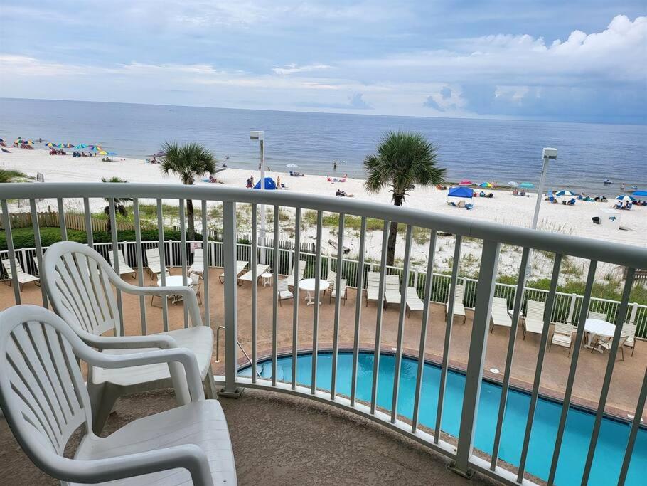 Tradewinds 204-Beachfront-Low Density-Seasonal Heated Pool-Steps to the Beach view 3