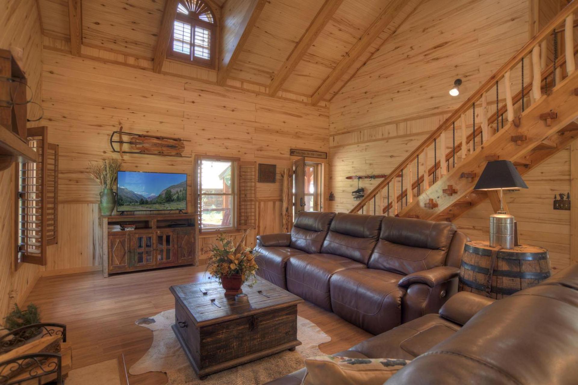 Rustic A Cabin view 4