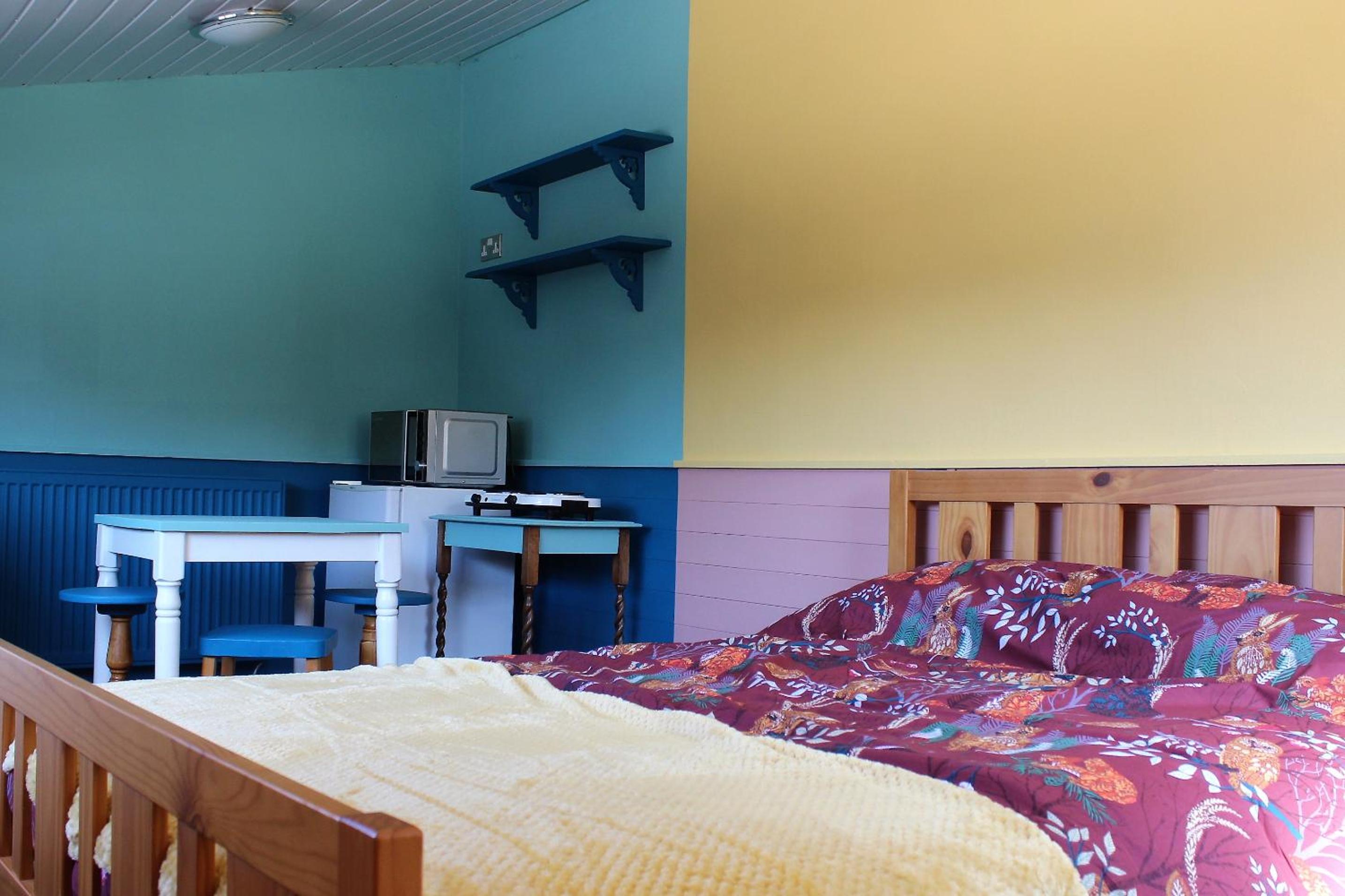 Poplar Lodge, Dee Valley Stays - cosy microlodge with detached private shower & WC view 5