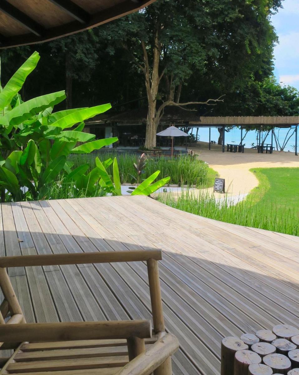 outdoor BBQ area