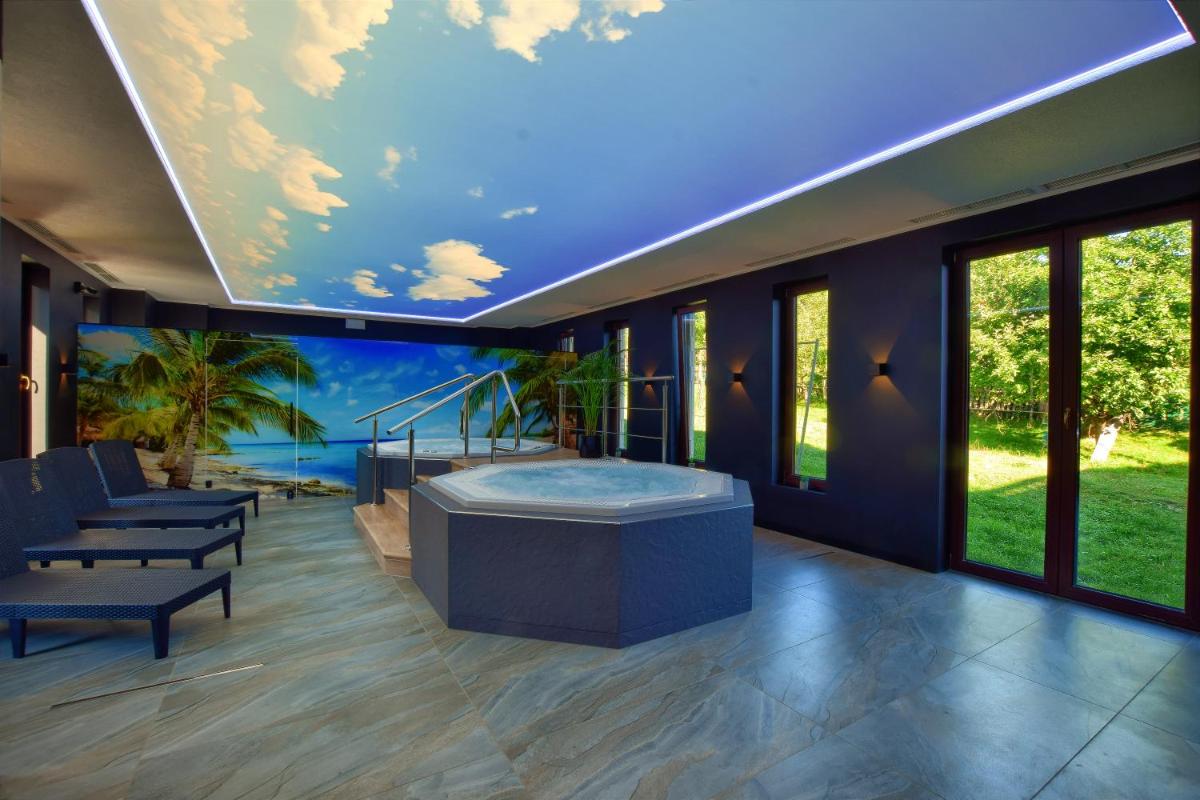outdoor BBQ area