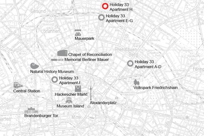 Holiday 33 Apartment H S-Bahn Schönhauser Allee