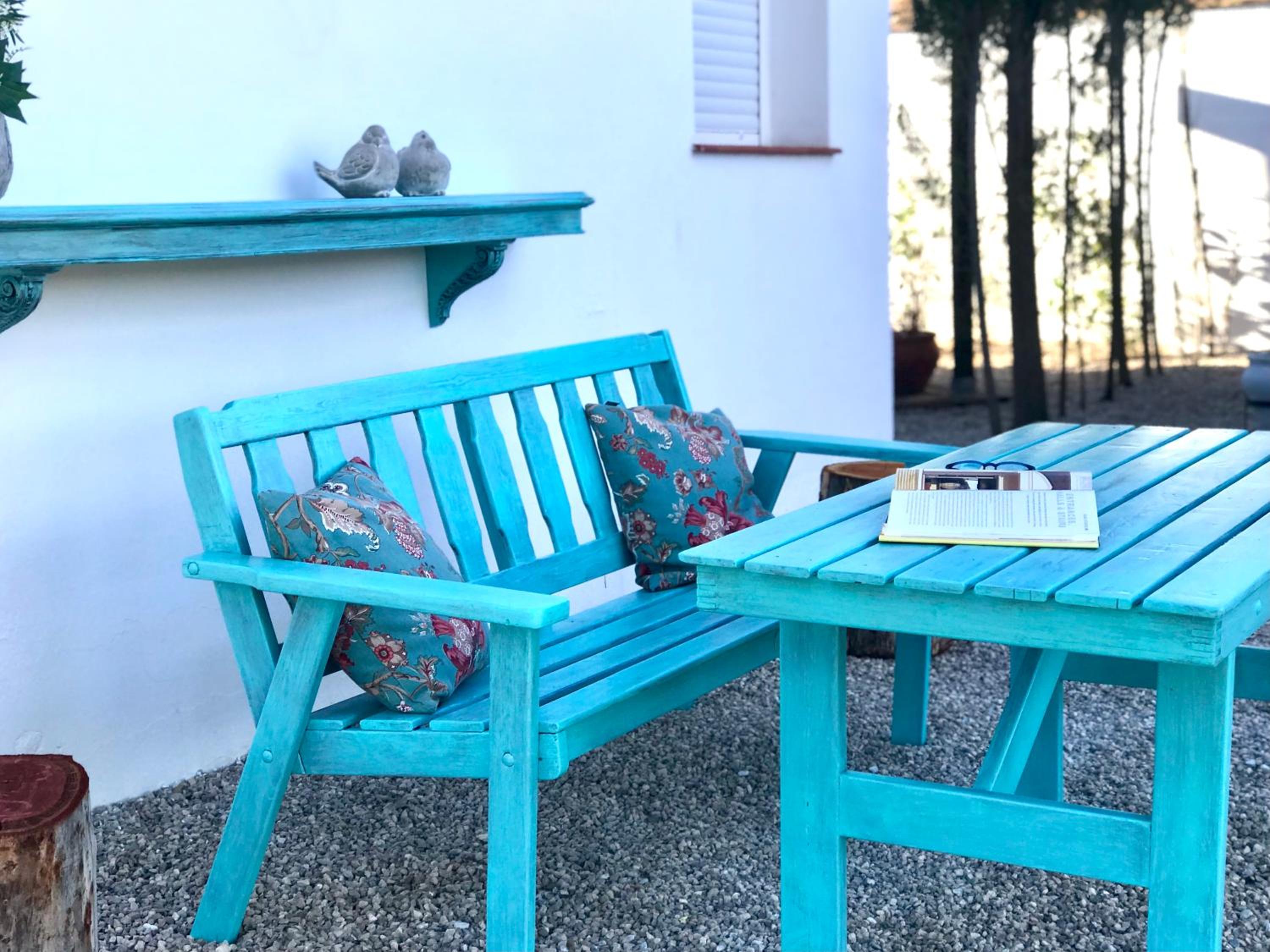 La Rústica en Viñuela, piscina privada