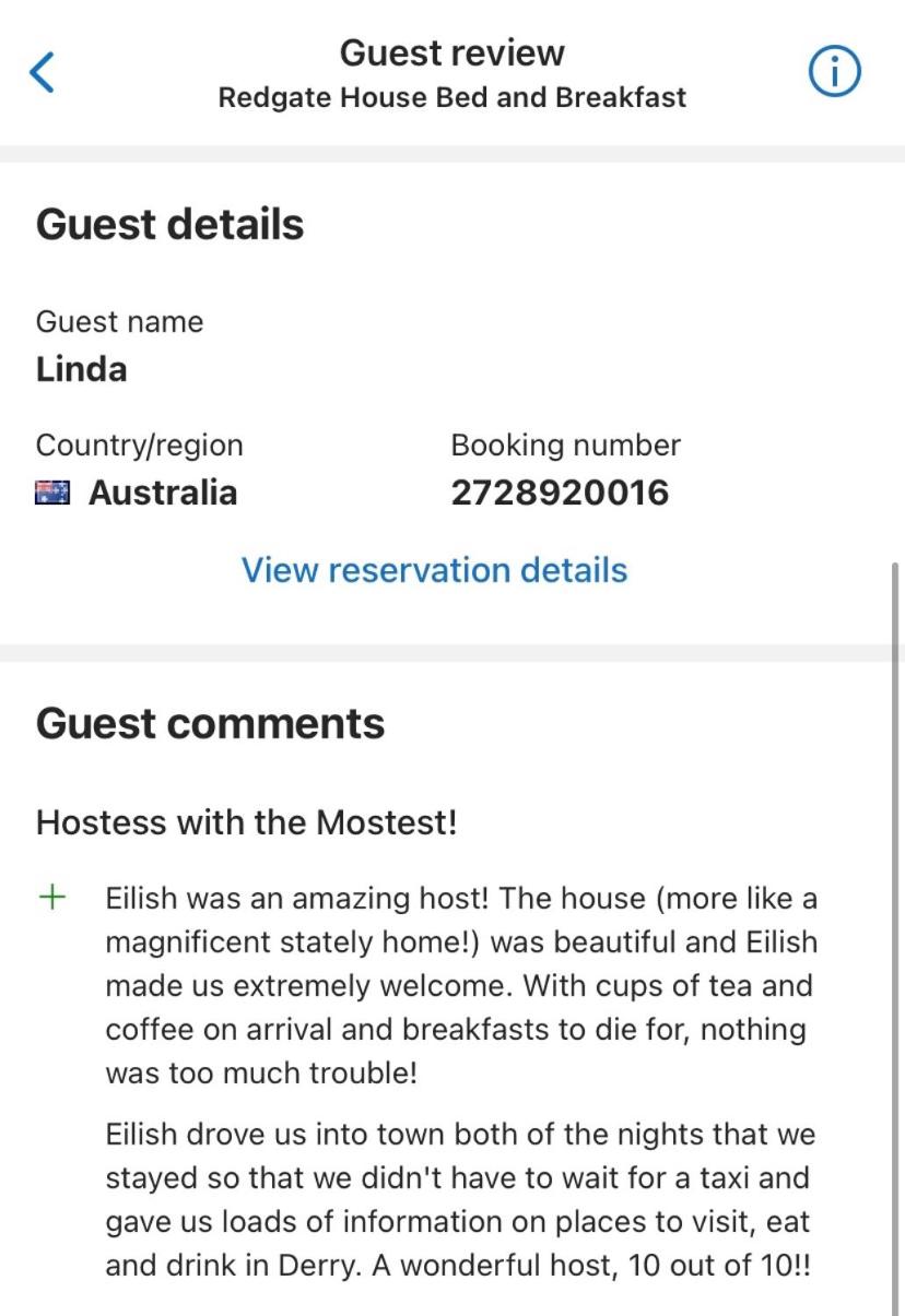 Redgate House Bed & Breakfast