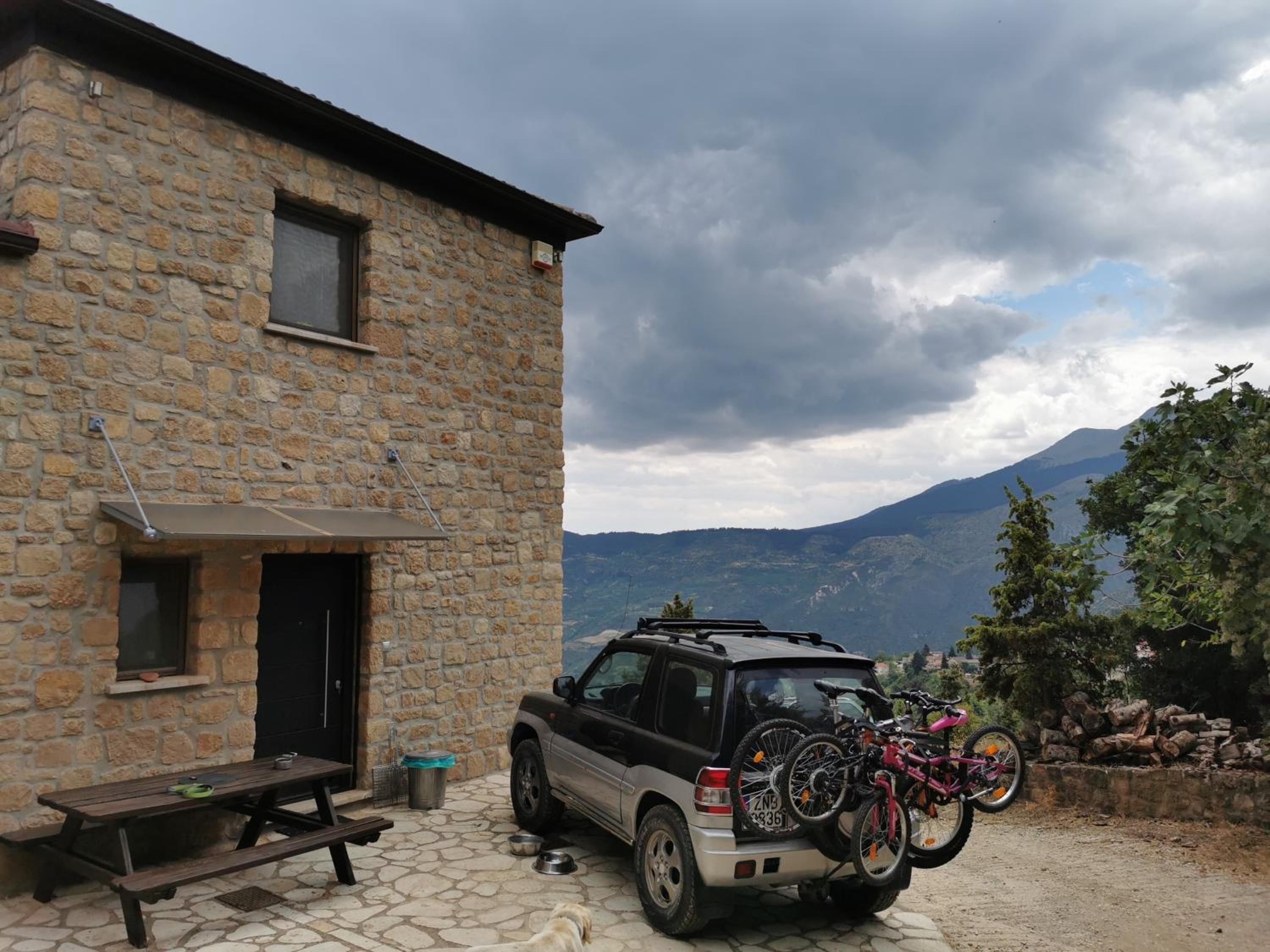 Mountain stone villa, sea & mountain view at 1150m view 3