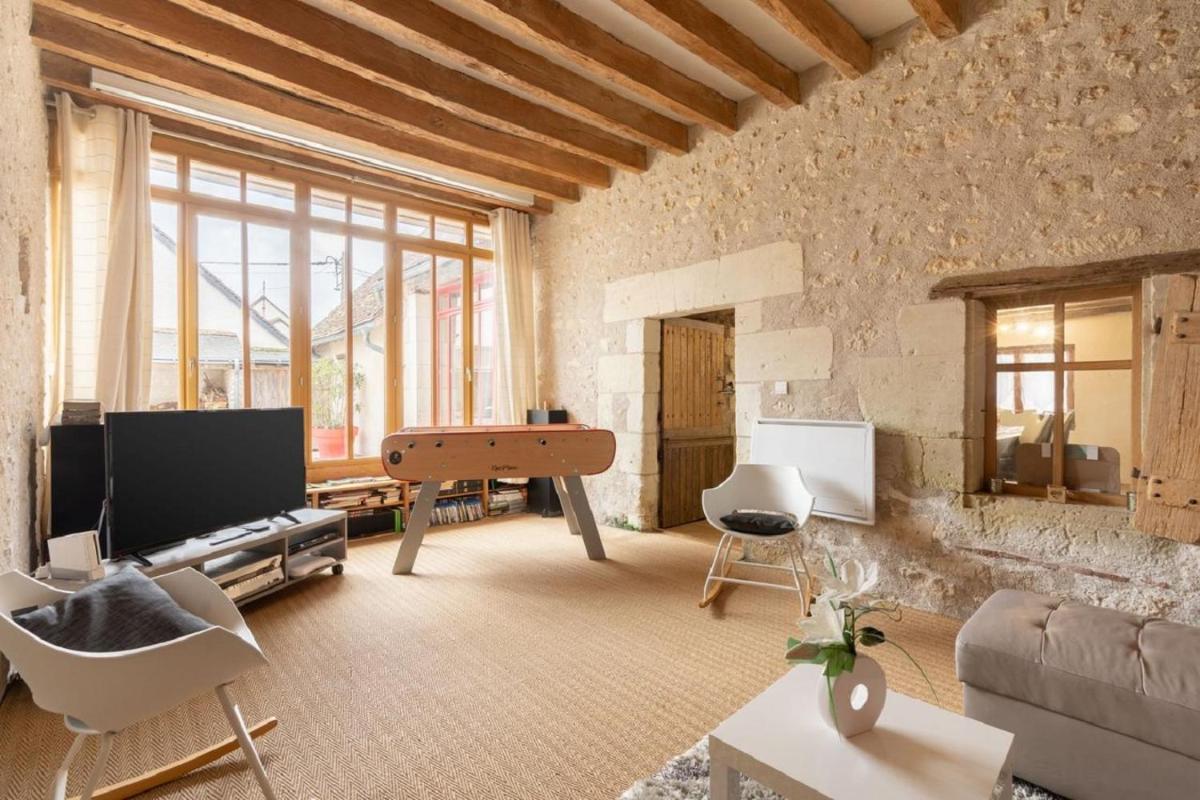 Gîte Atypique 2 à 8 PERSONNES avec piscine jacuzzi proche châteaux de la Loire