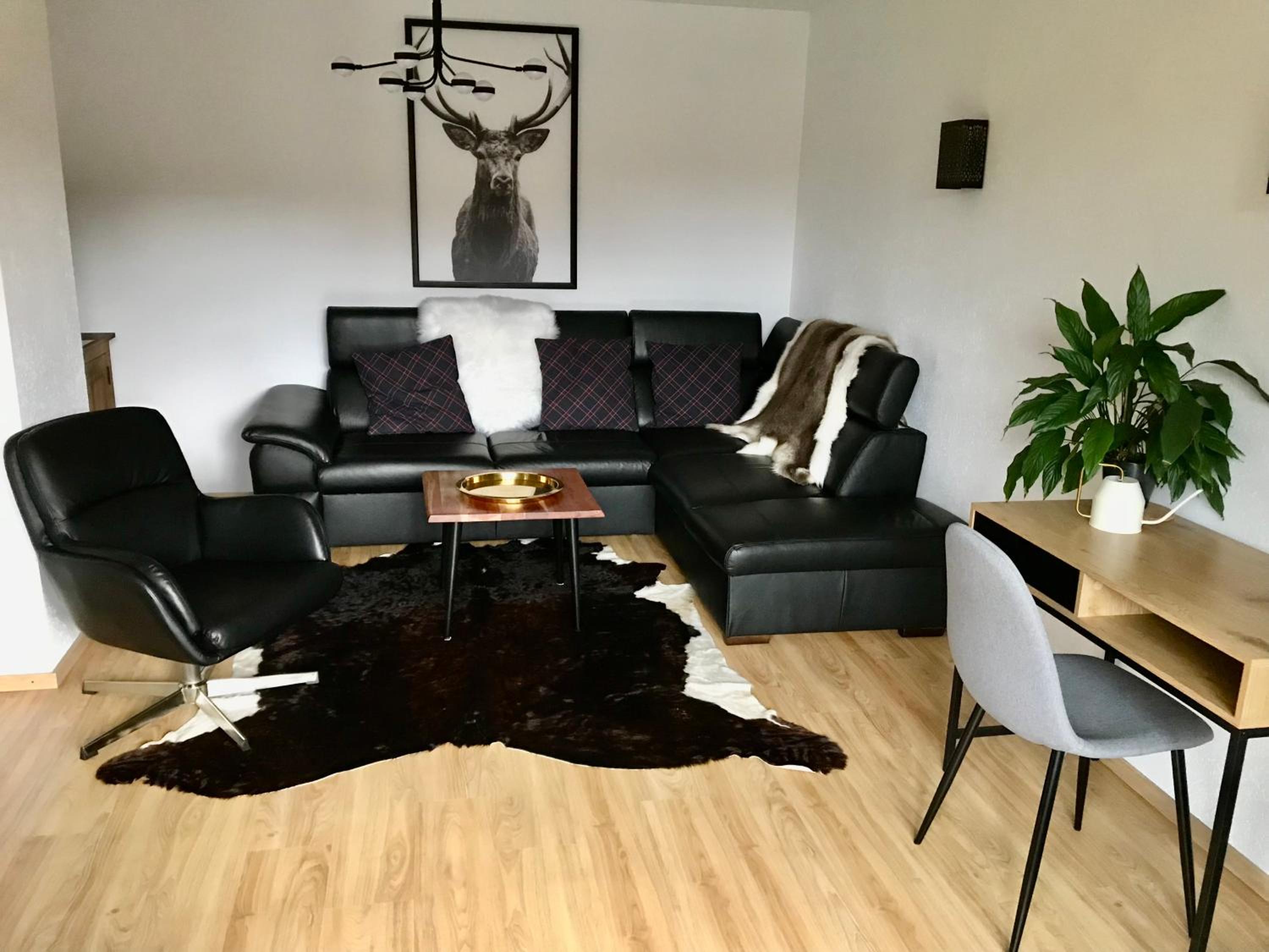 Appartement 53m2 rénové dans un chalet au coeur de Charmey avec vue sur les montagnes view 2
