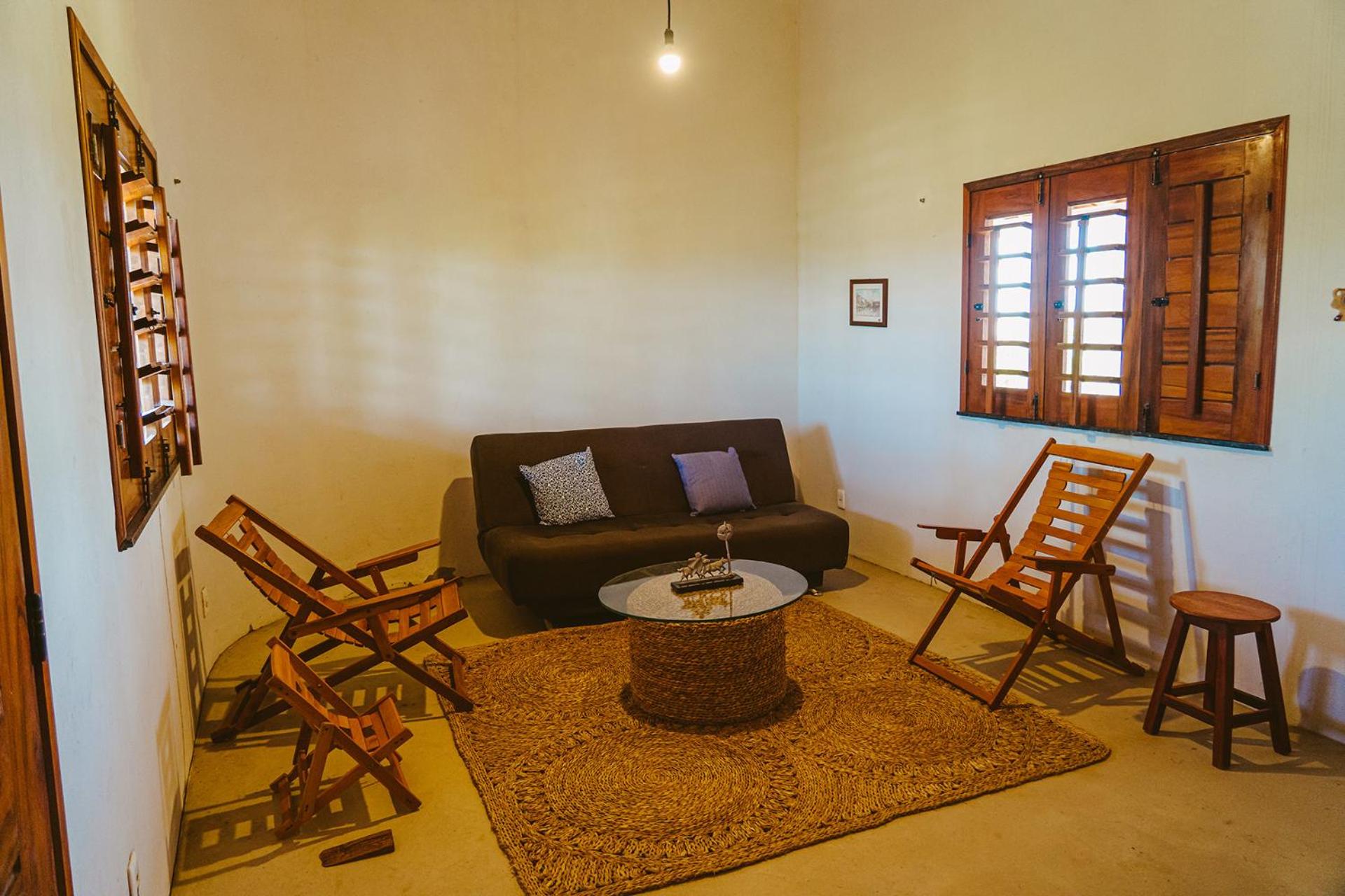 Casa ampla c redes de descanso, Praia de Macapa PI