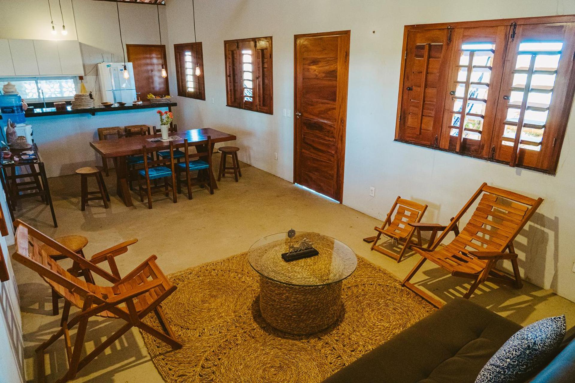 Casa ampla c redes de descanso, Praia de Macapa PI
