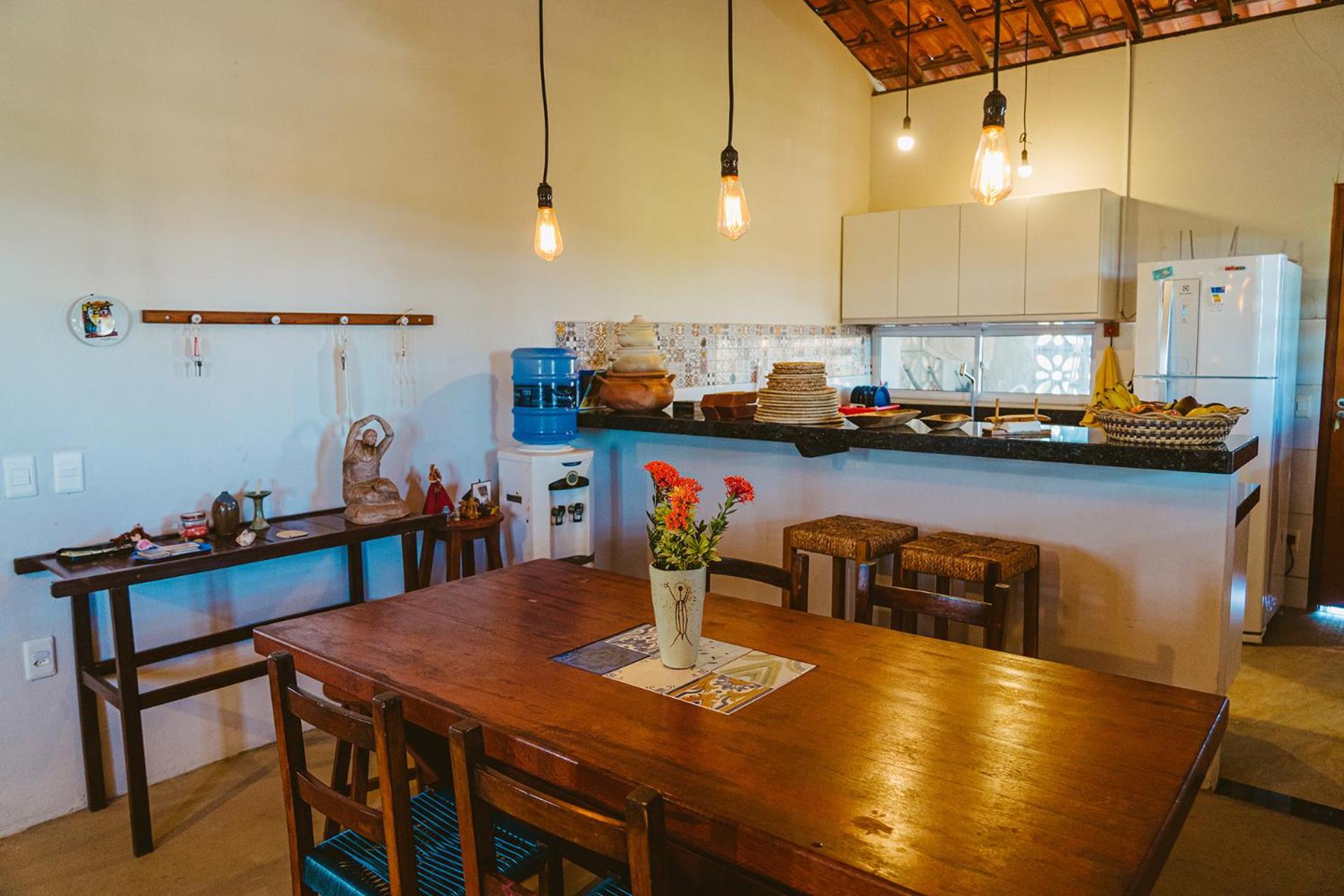 Casa ampla c redes de descanso, Praia de Macapa PI
