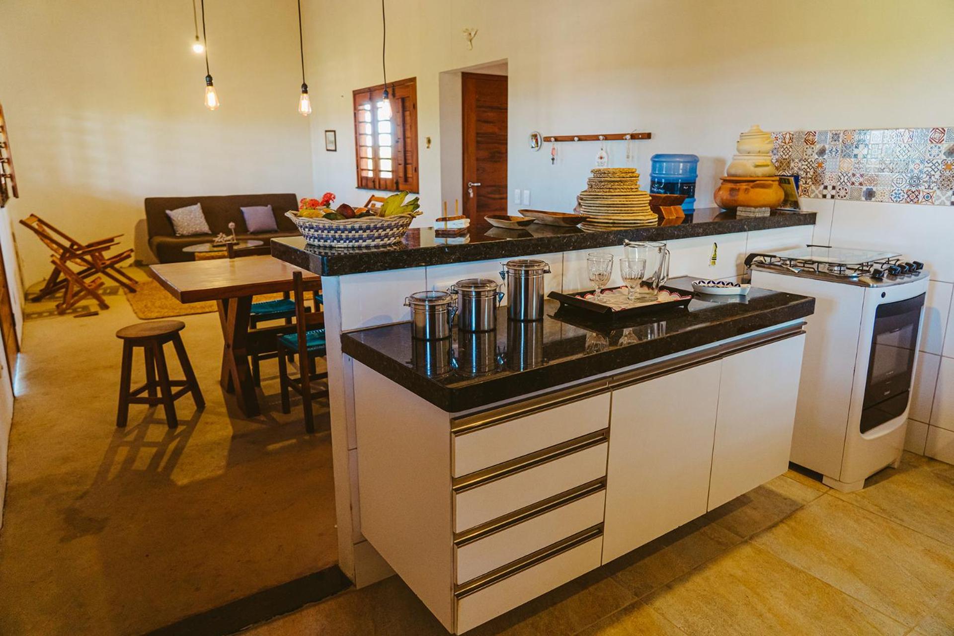 Casa ampla c redes de descanso, Praia de Macapa PI