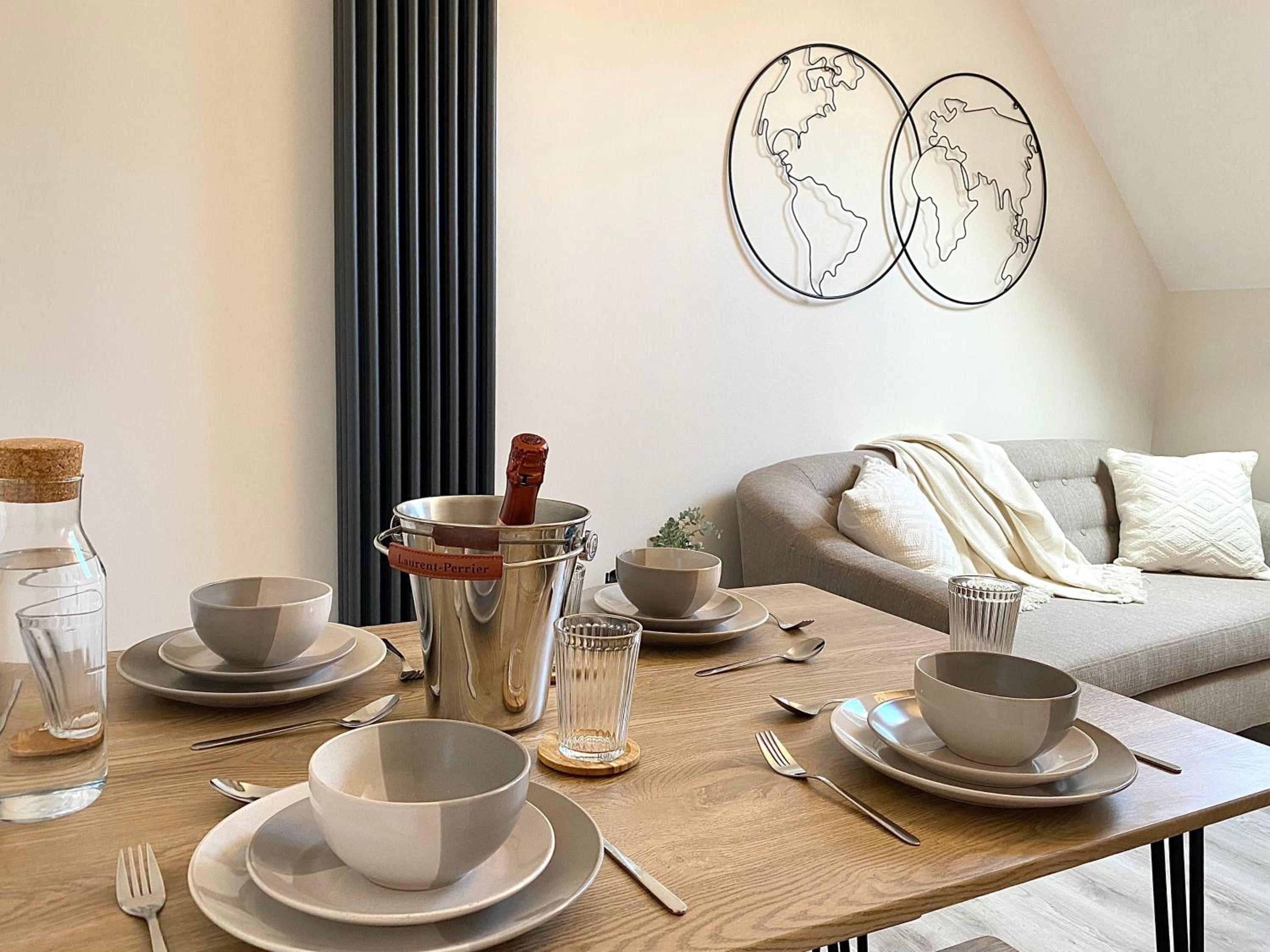 Luxury Scandi Inspired 1 Bed Apartment
