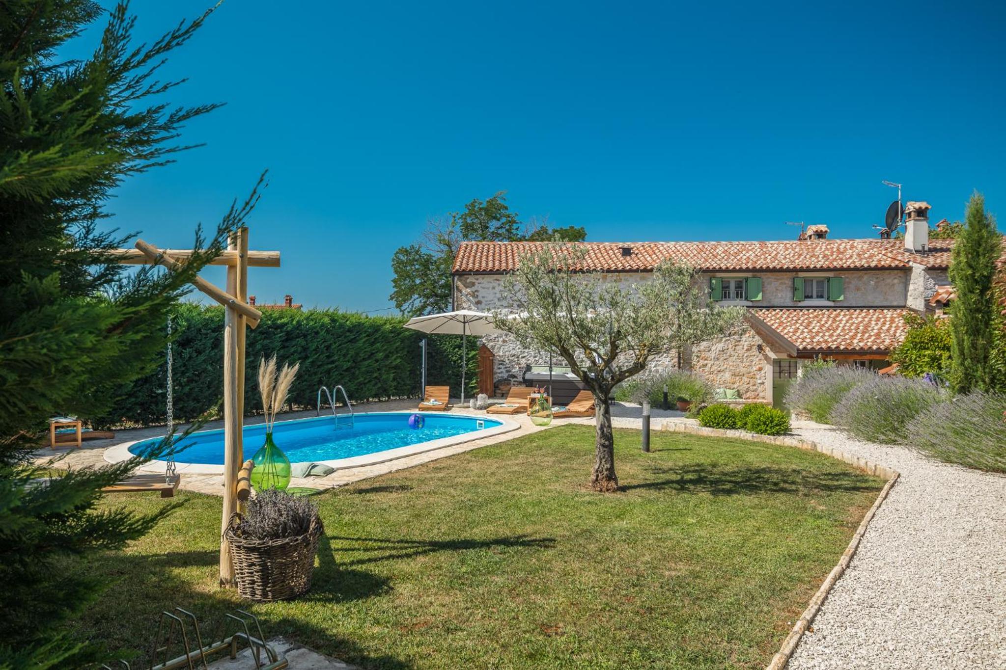 Villa Nonni-romantic stone house view 3